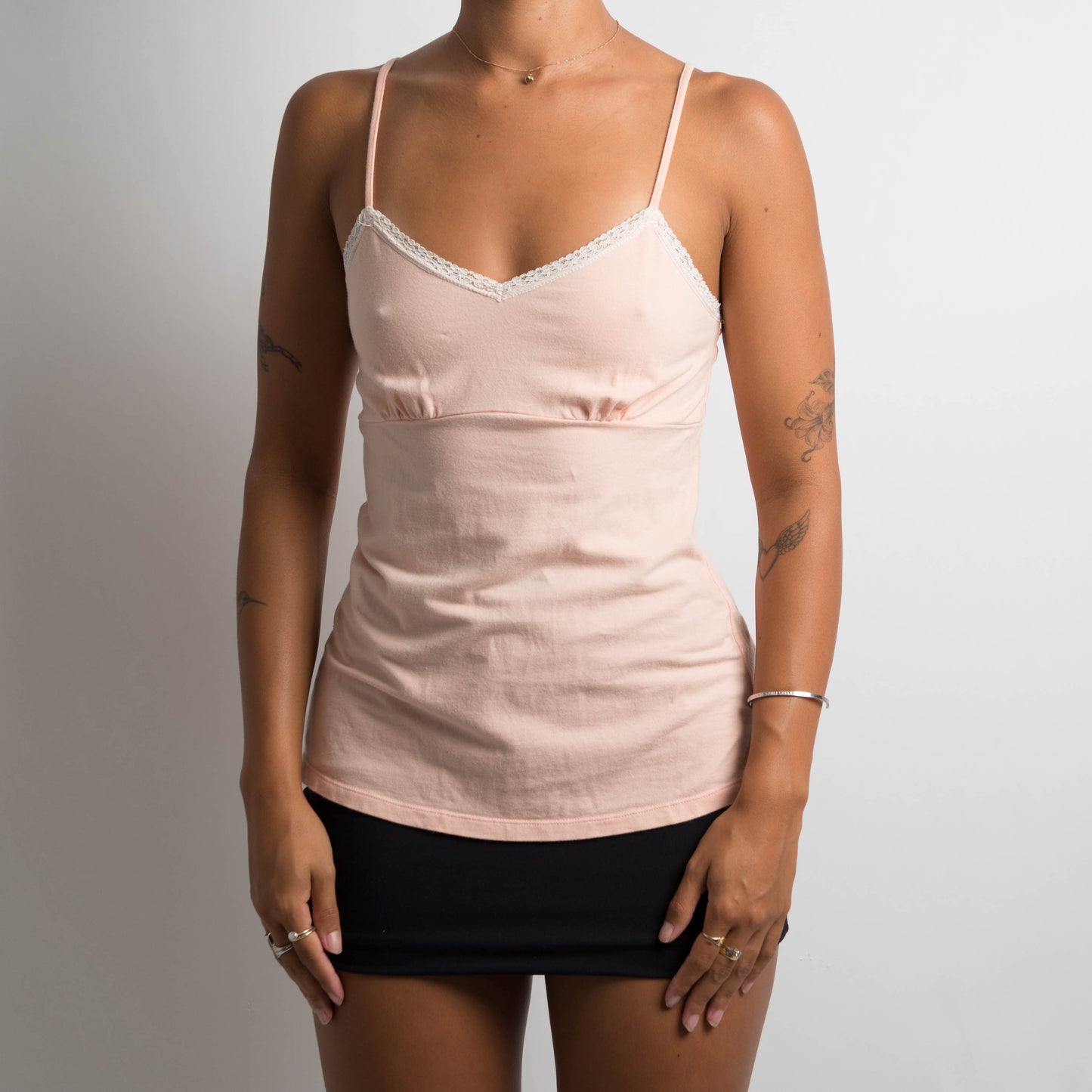 PEACH COTTON CAMISOLE