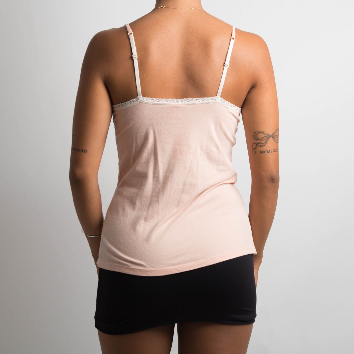 PEACH COTTON CAMISOLE