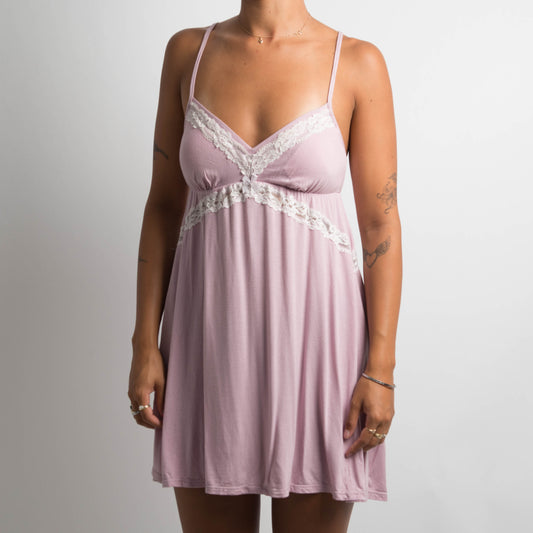 SOFT PINK BABYDOLL CHEMISE