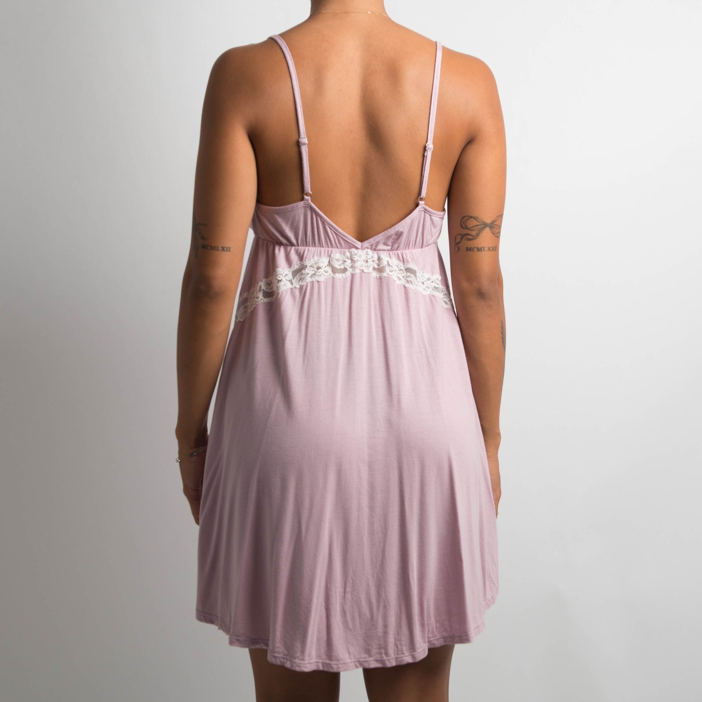 SOFT PINK BABYDOLL CHEMISE