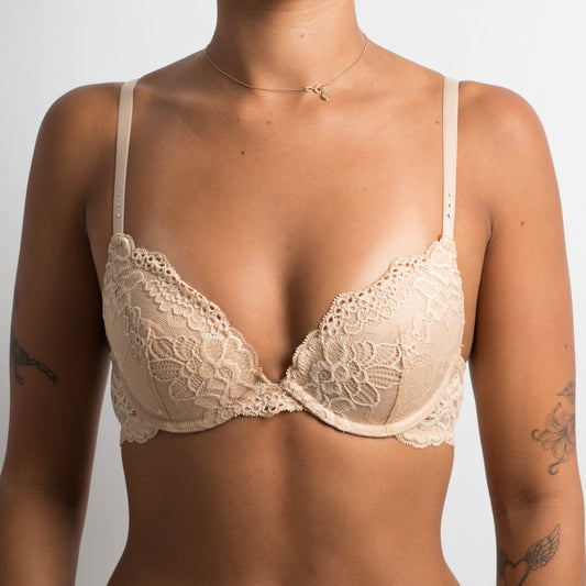 NUDE PUSH UP BRA - 32B