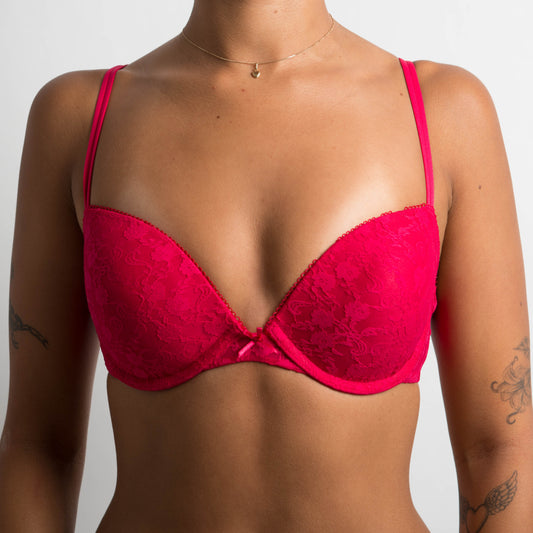 LACE PUSH UP BRA - 12C