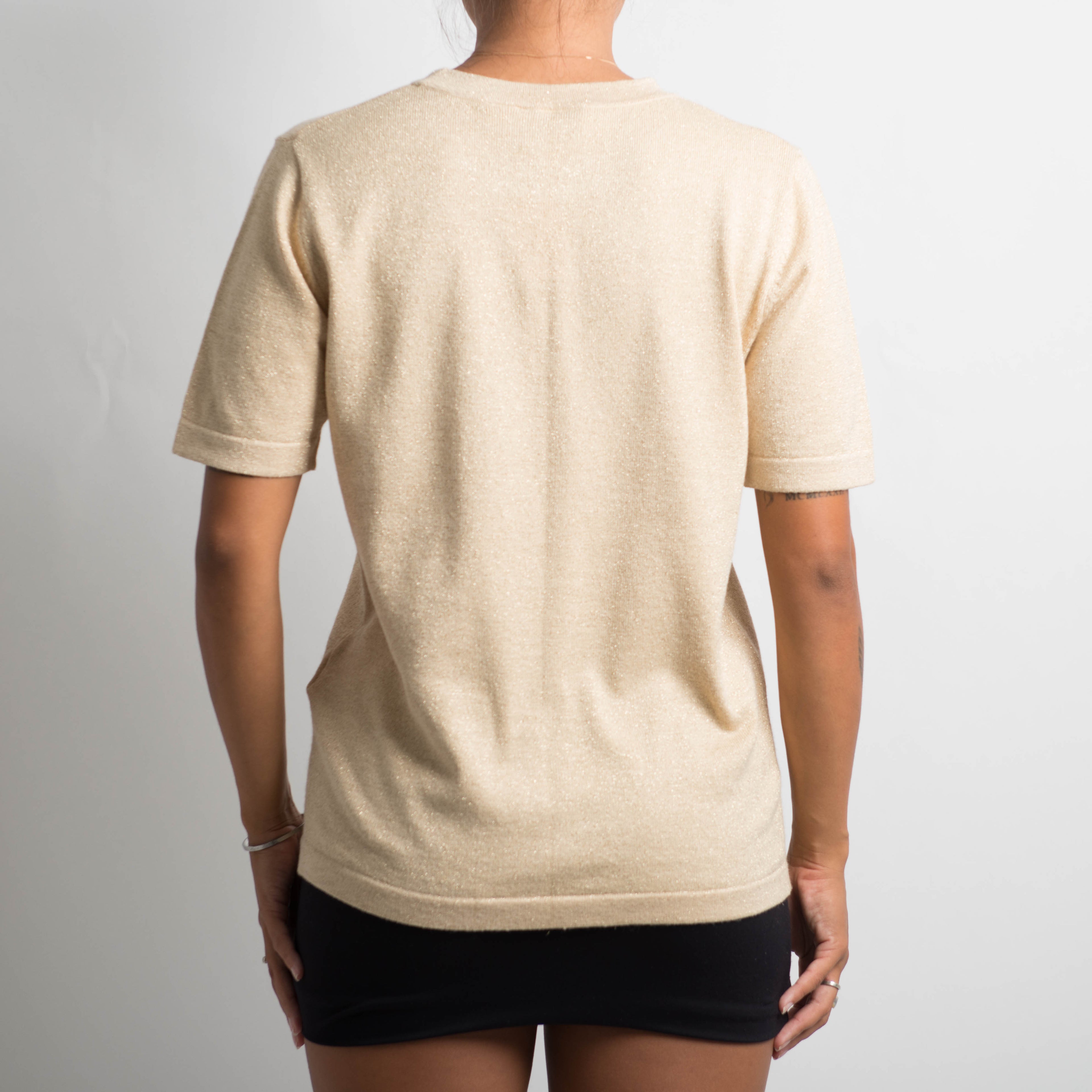 GOLD KNIT TSHIRT