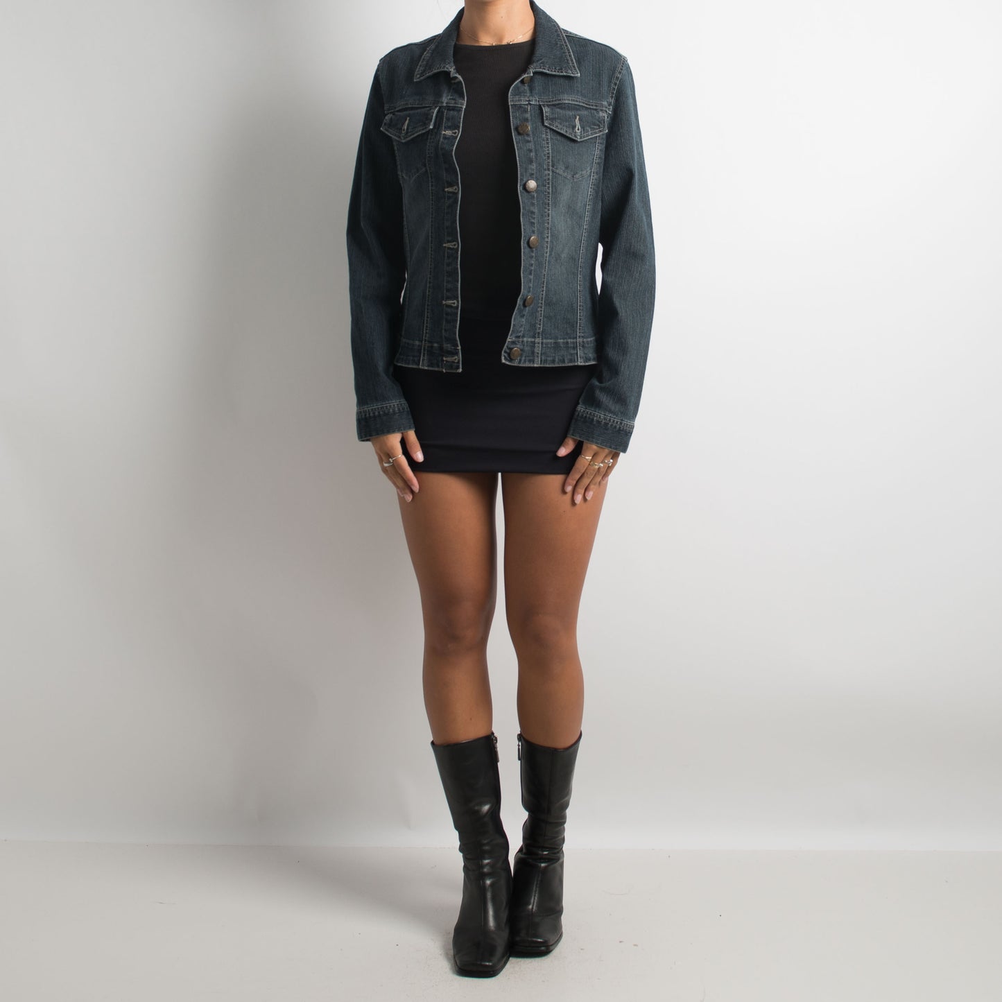 DARK WASH DENIM JACKET