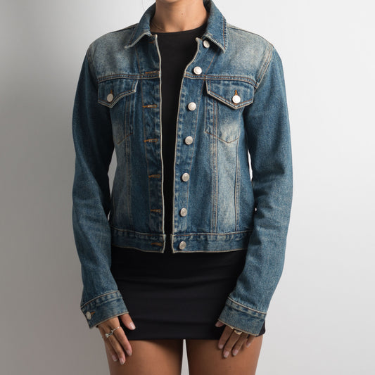 FADED WASH DENIM JACKET