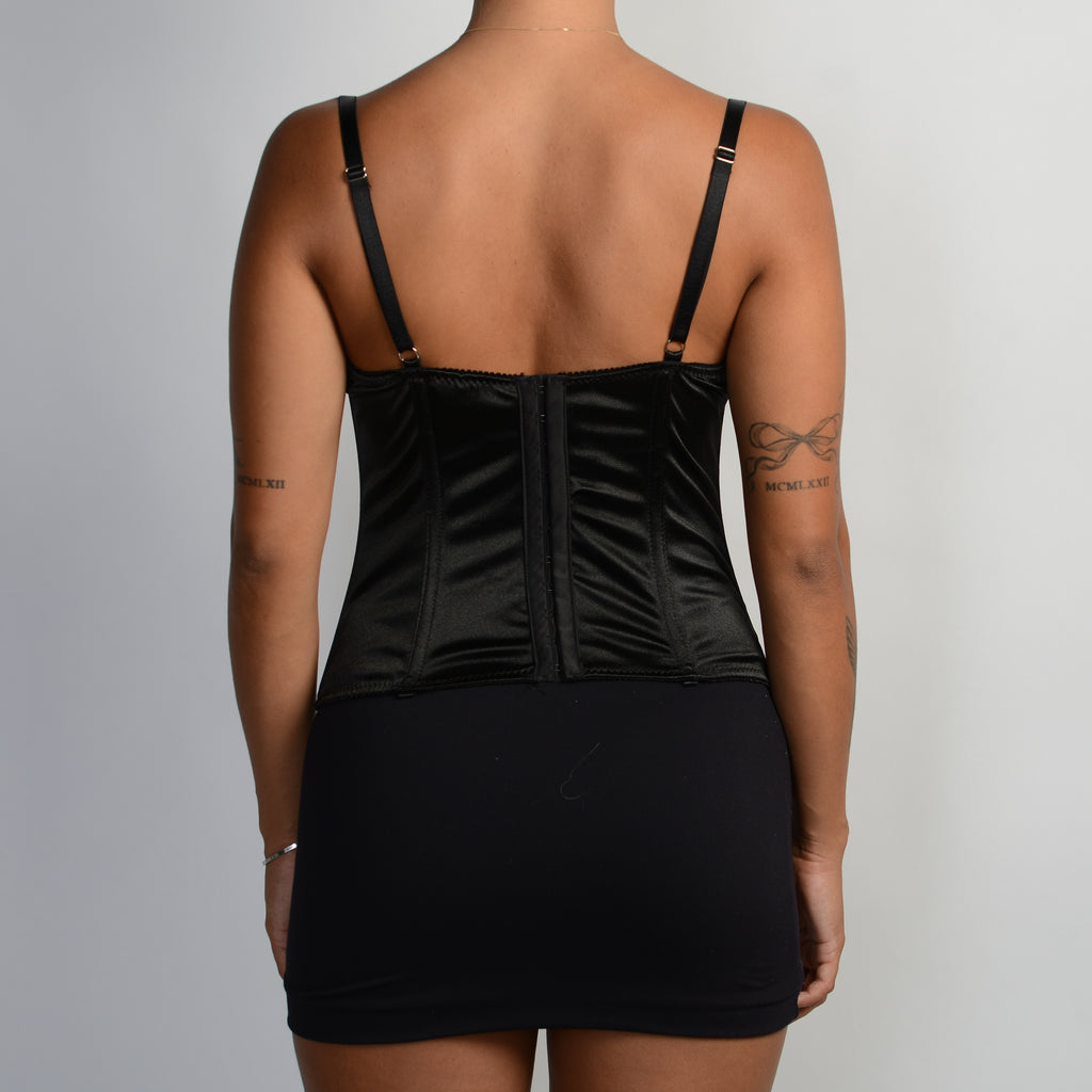 BLACK DIAMANTE CORSET