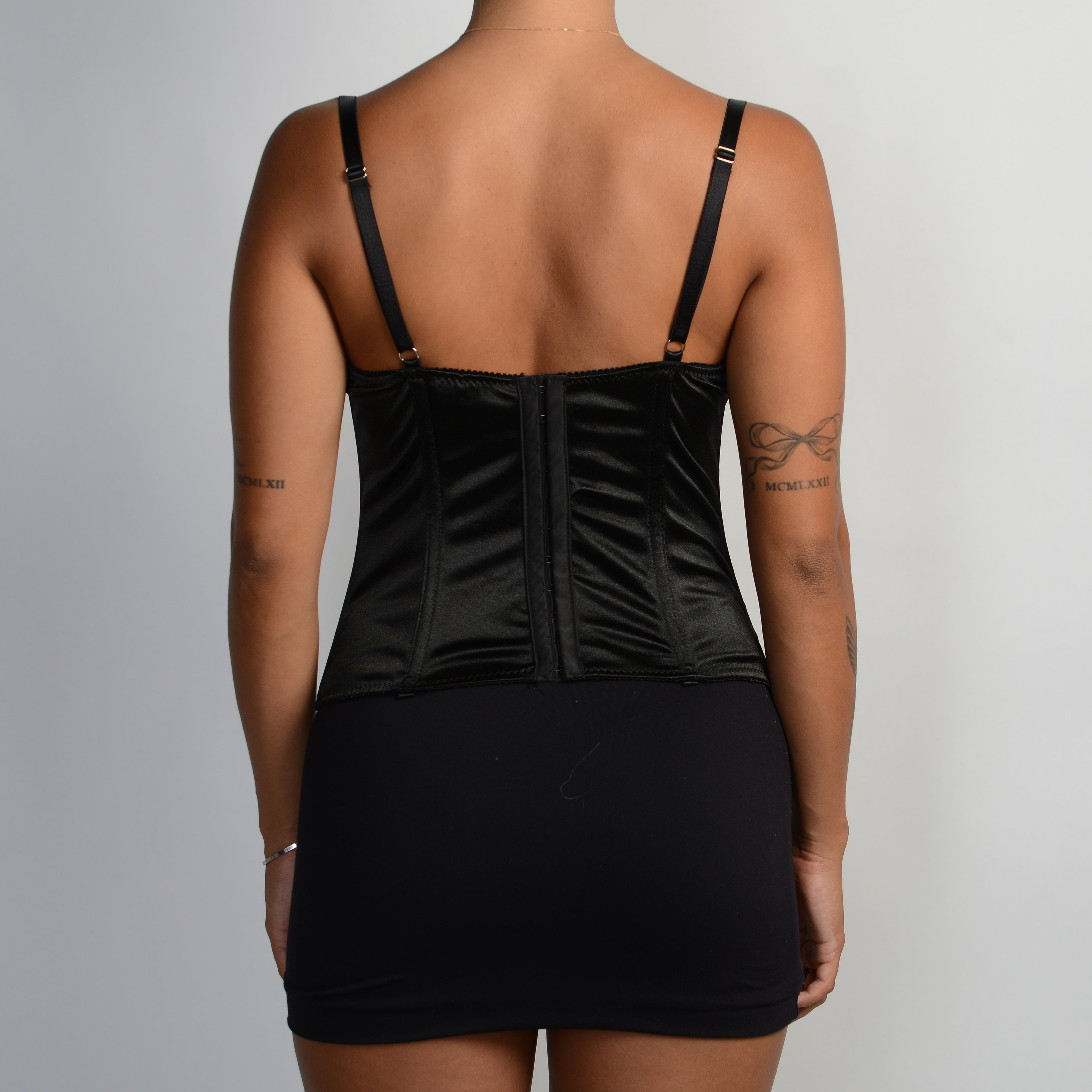 BLACK DIAMANTE CORSET