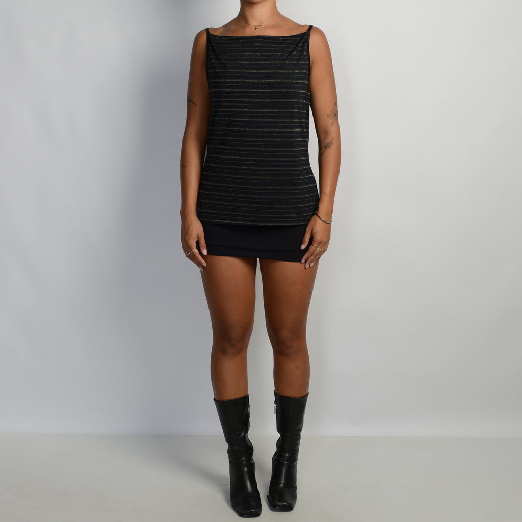 GOLD STRIPE TANK TOP