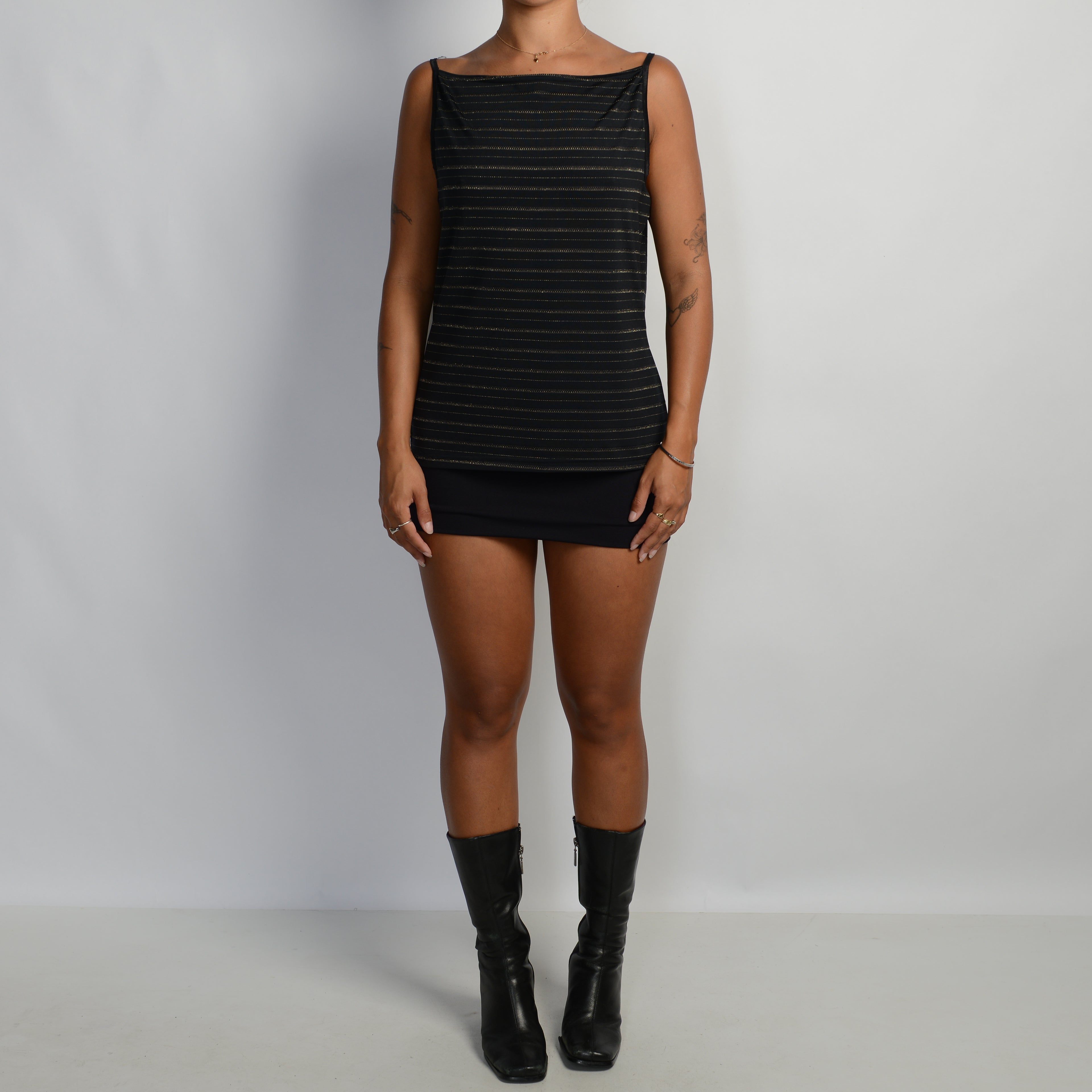 GOLD STRIPE TANK TOP