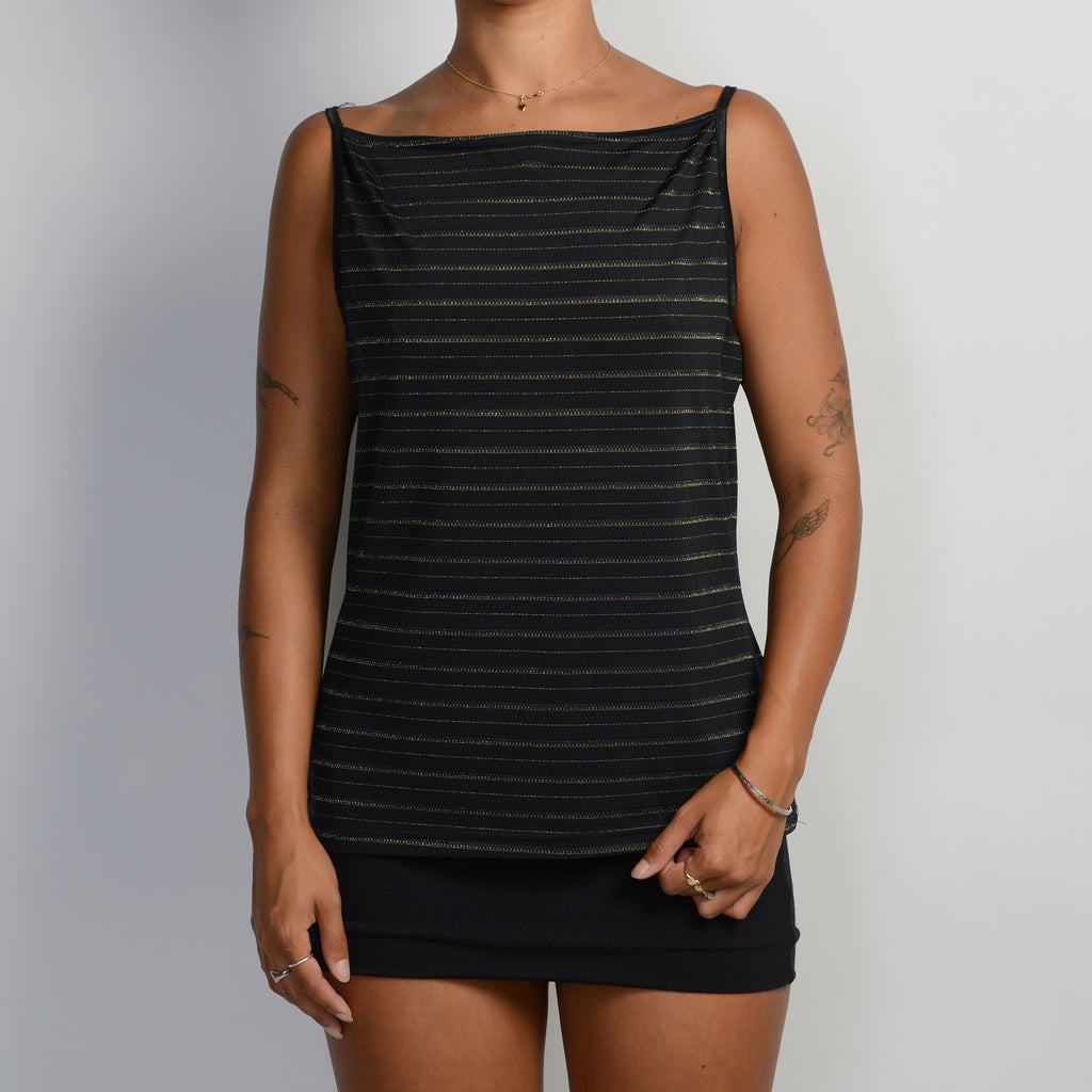 GOLD STRIPE TANK TOP