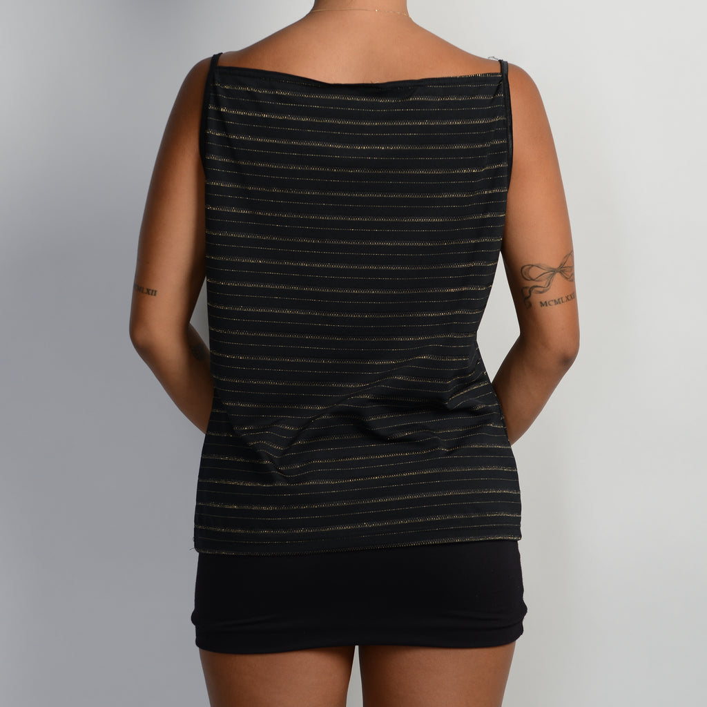 GOLD STRIPE TANK TOP