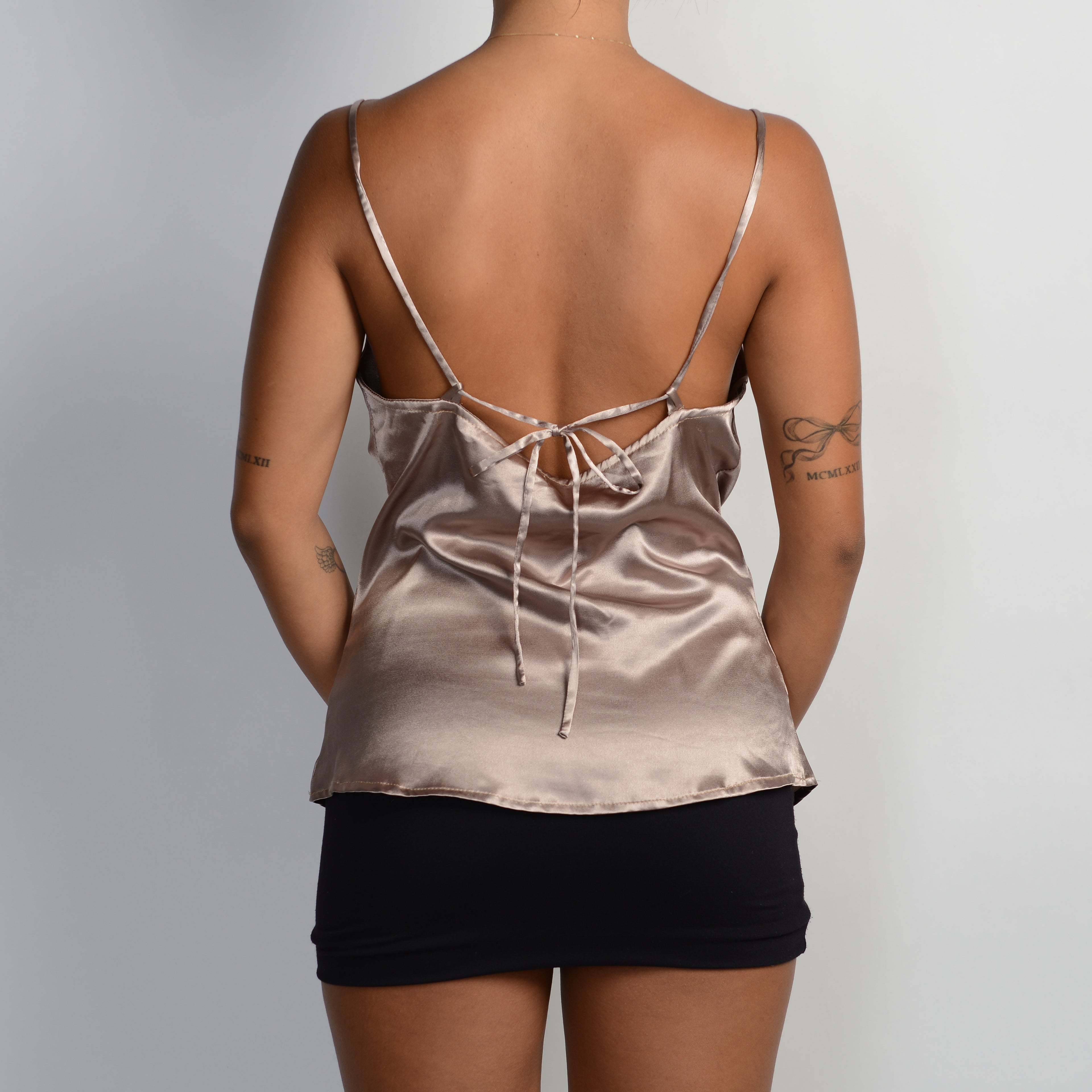 SATIN COWL NECK CAMISOLE