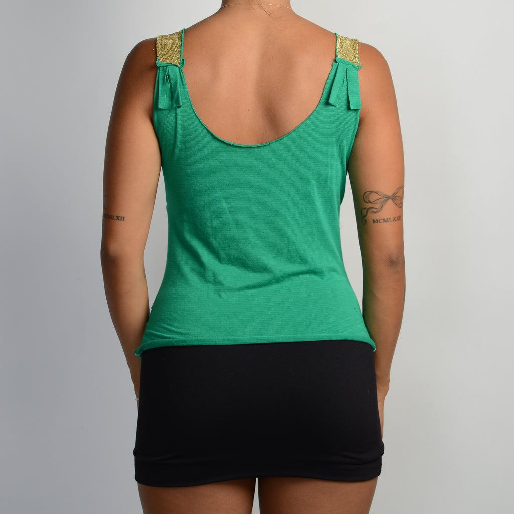 GREEN 2 PIECE TOP SET