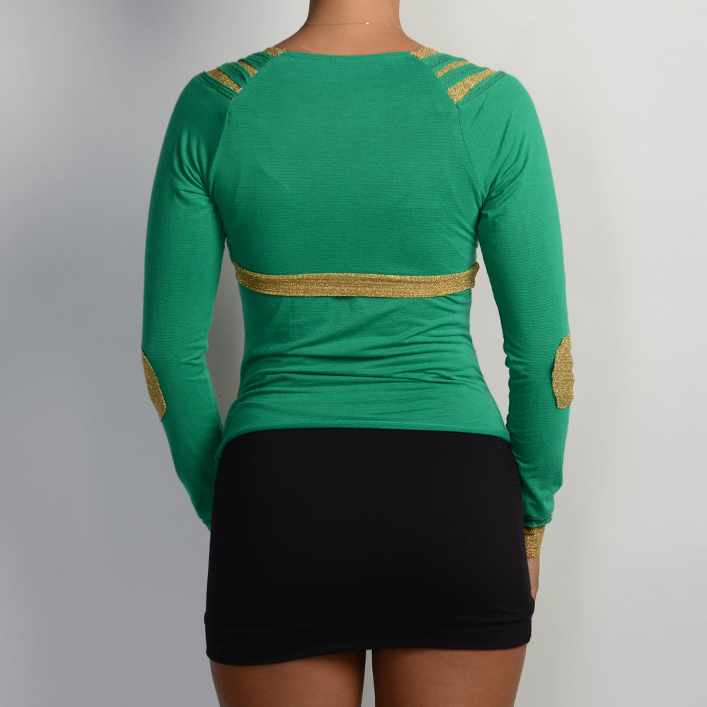 GREEN 2 PIECE TOP SET