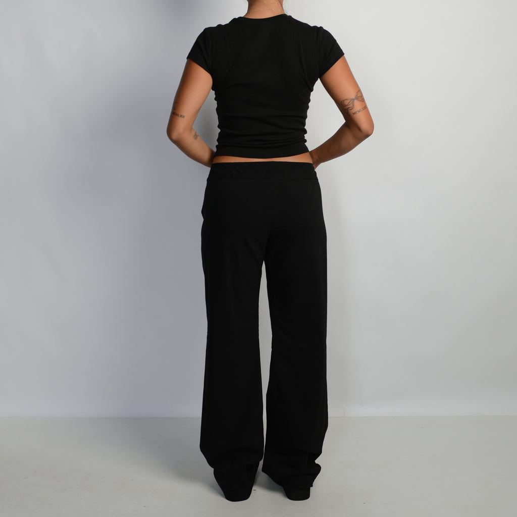 BLACK BOOTCUT PANTS