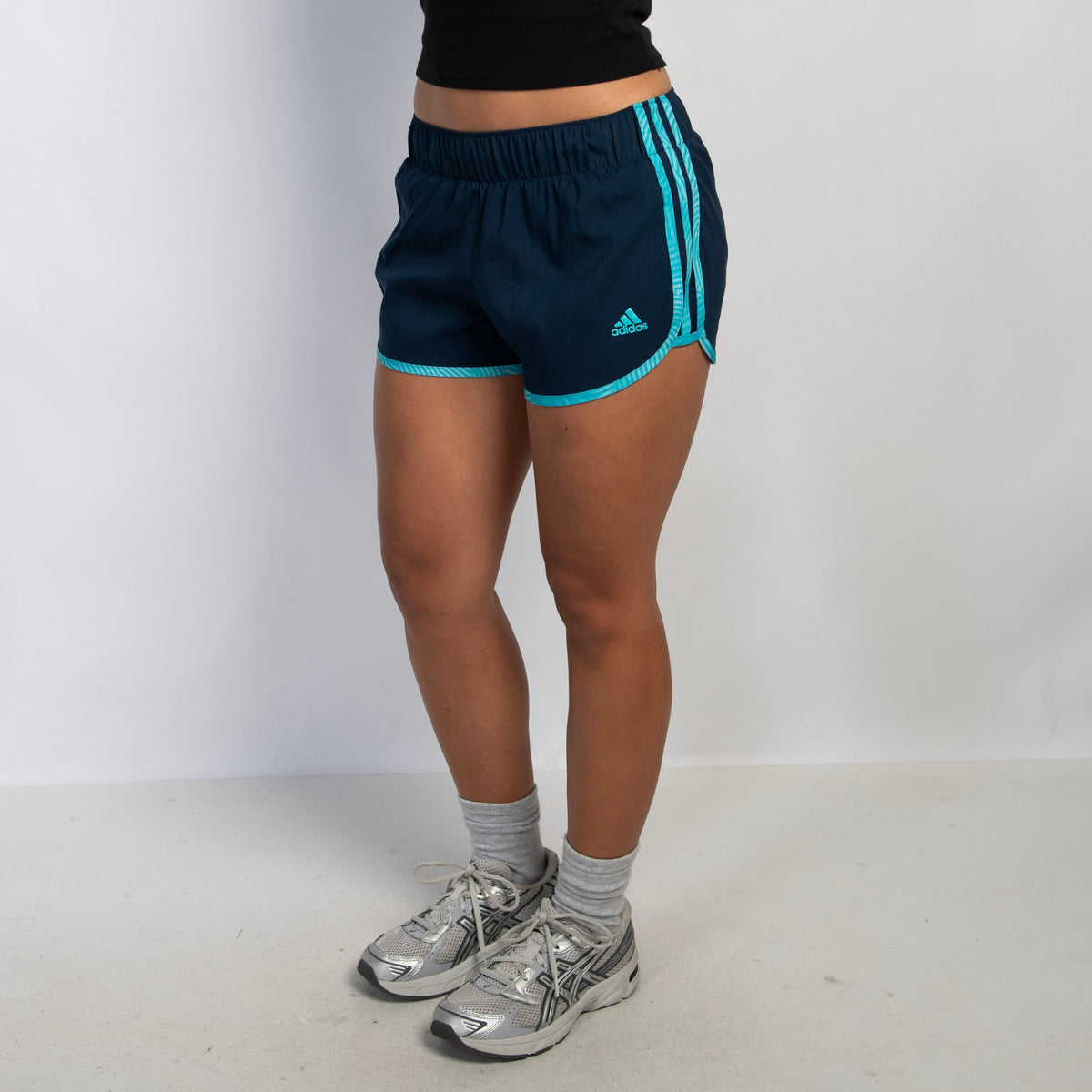 NAVY ADIDAS SHORTS