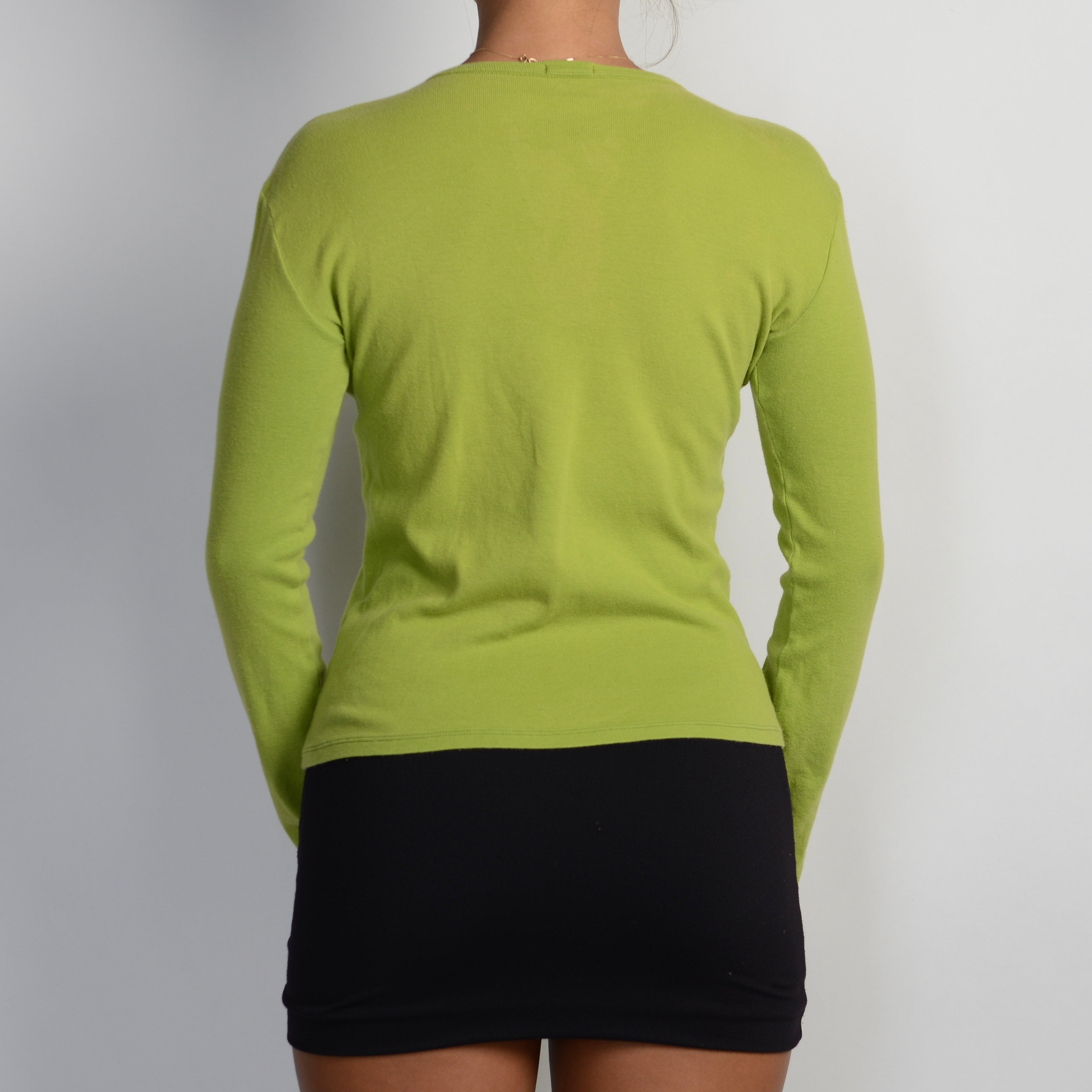 LIME LONG SLEEVE TOP