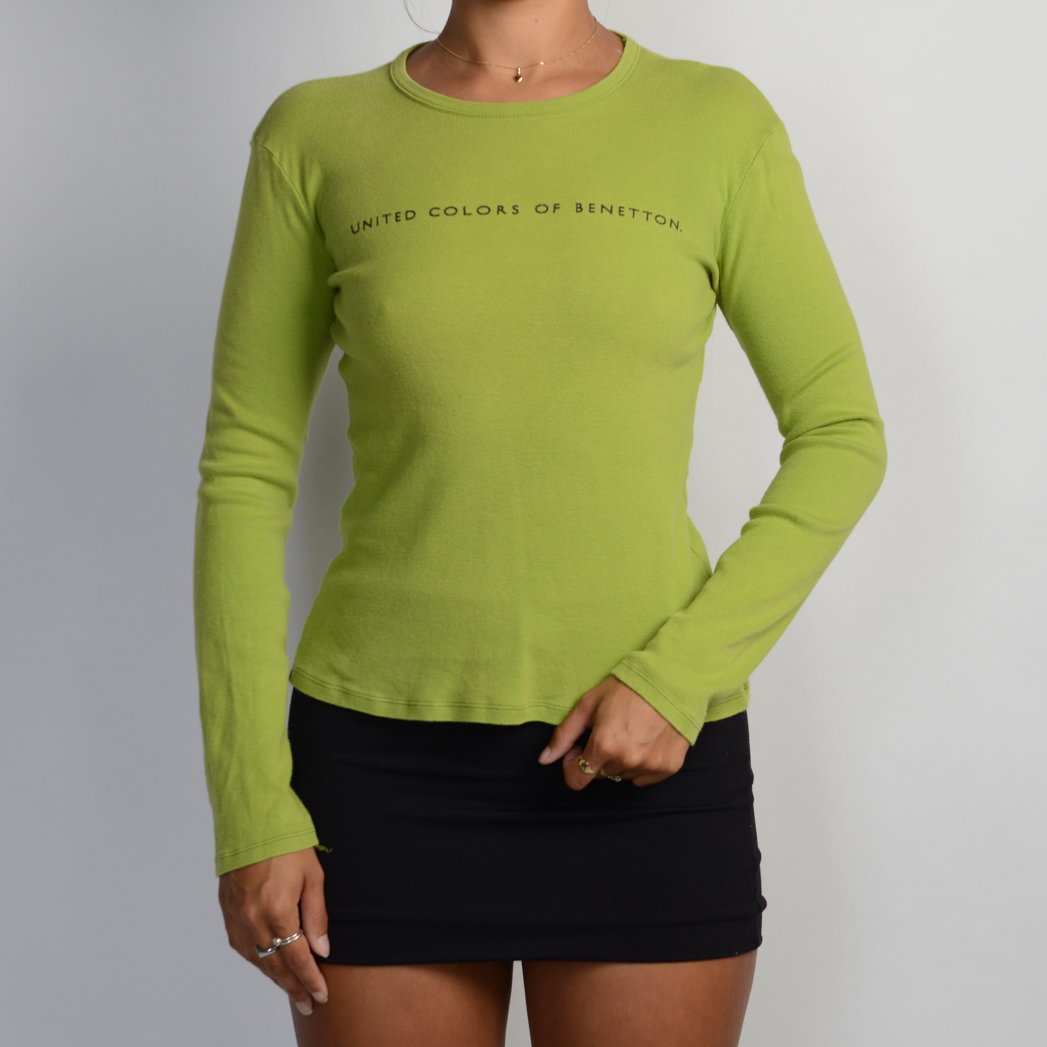 LIME LONG SLEEVE TOP