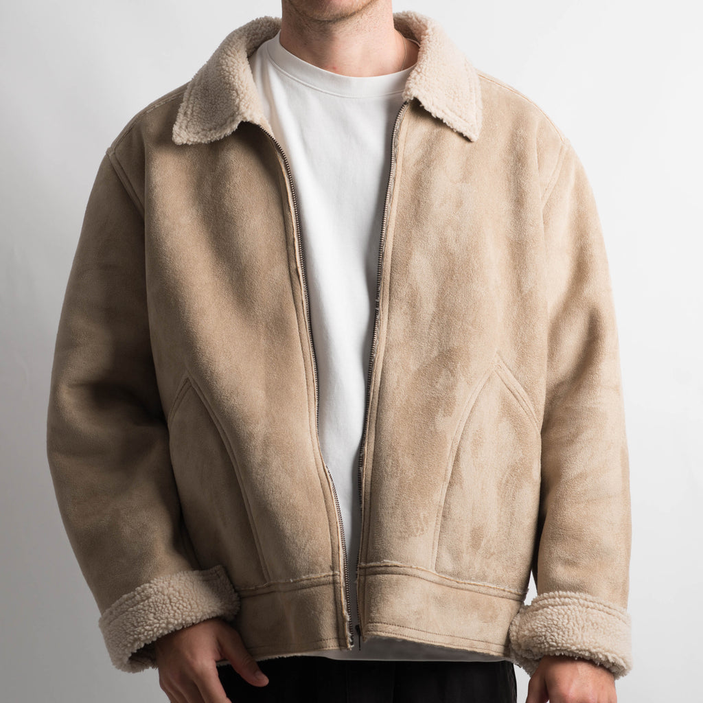 SHERPA LINED AVIATOR JACKET