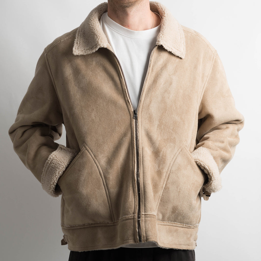SHERPA LINED AVIATOR JACKET