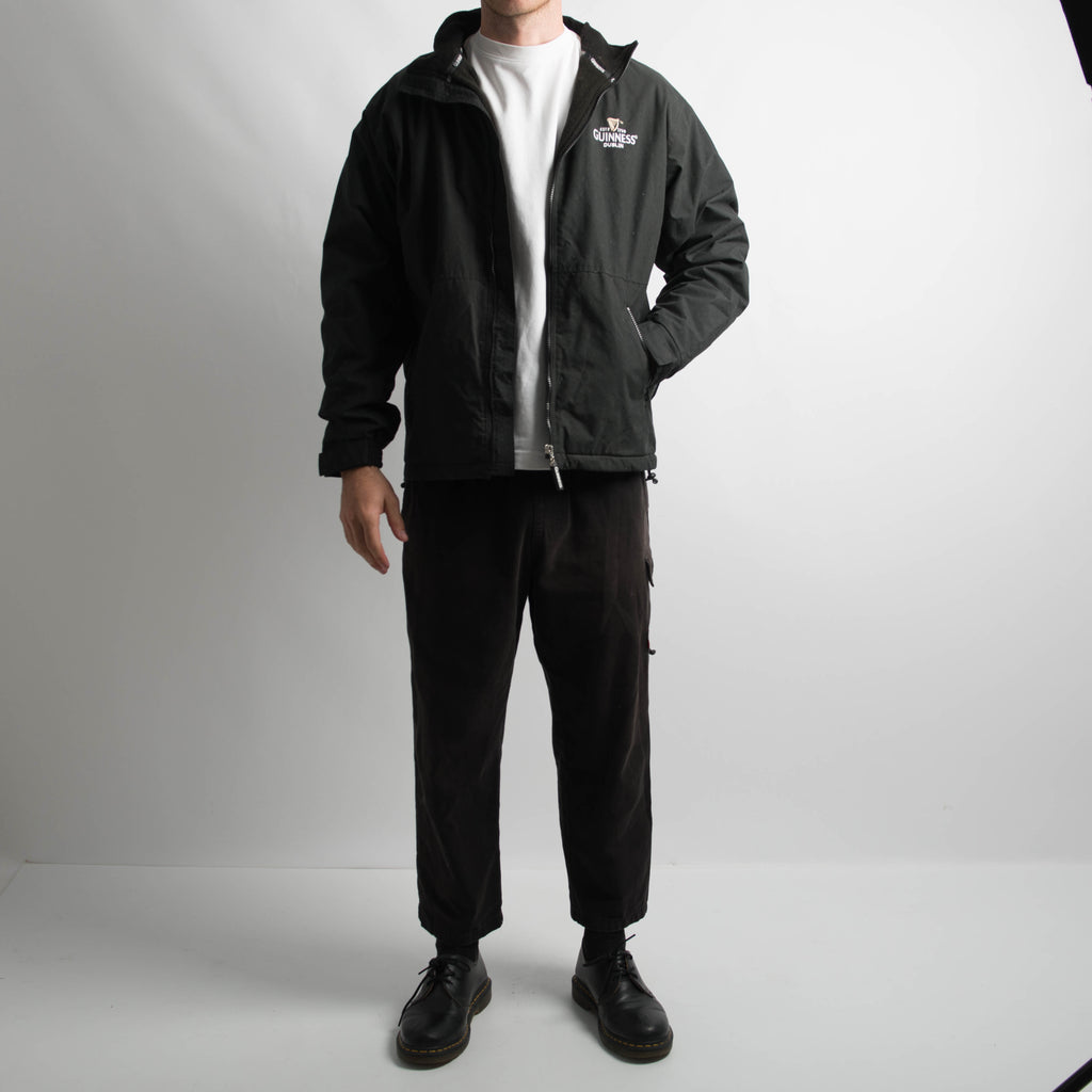 BLACK FLEECE LINED JACKET