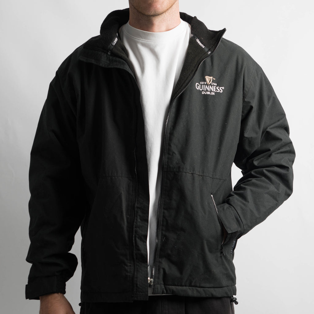 BLACK FLEECE LINED JACKET