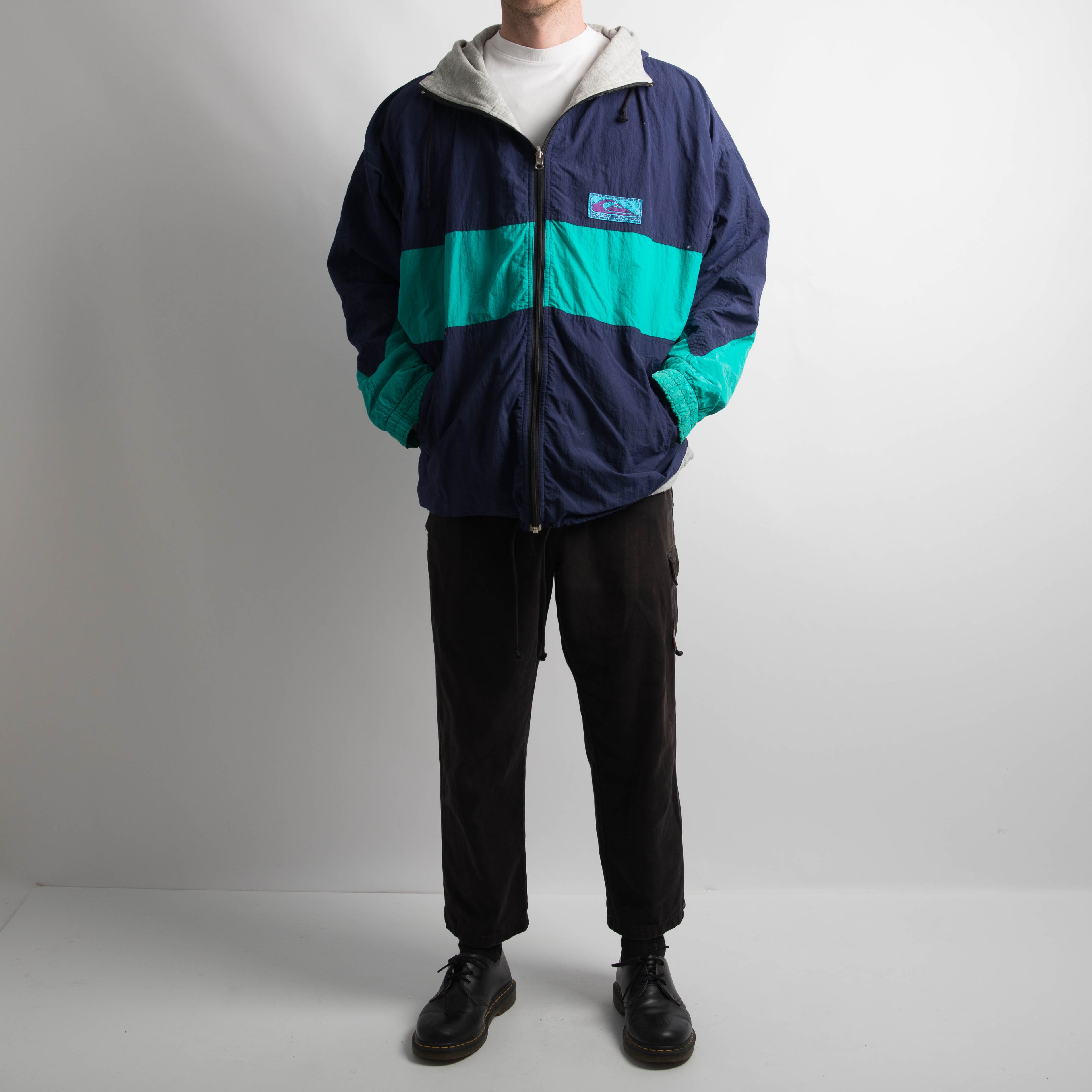 RETRO REVERSIBLE WINDBREAKER JACKET