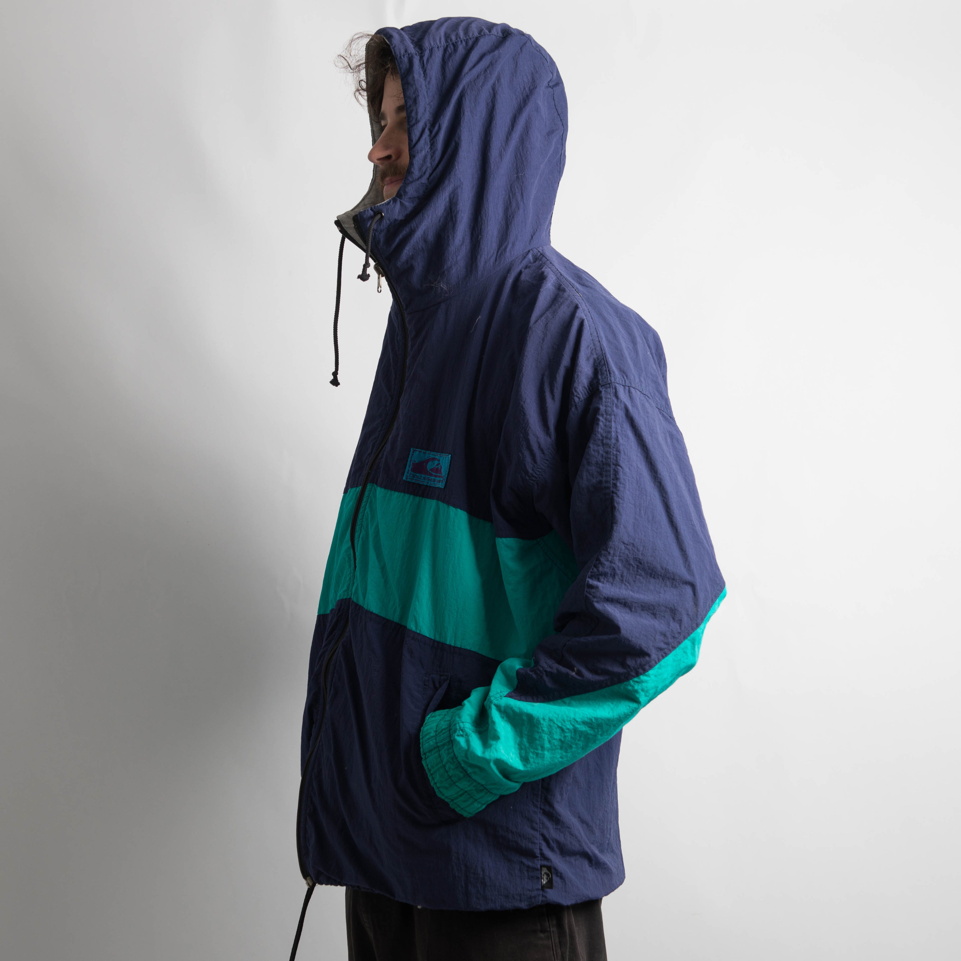 RETRO REVERSIBLE WINDBREAKER JACKET