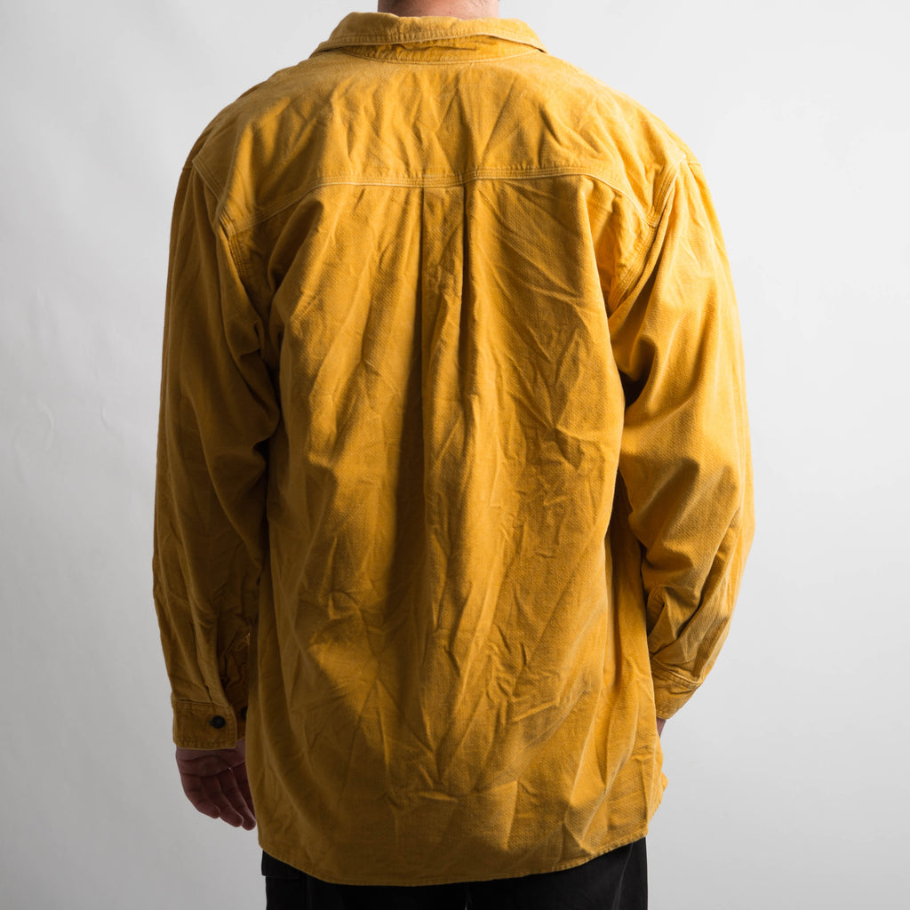 YELLOW LONG SLEEVE BUTTON UP
