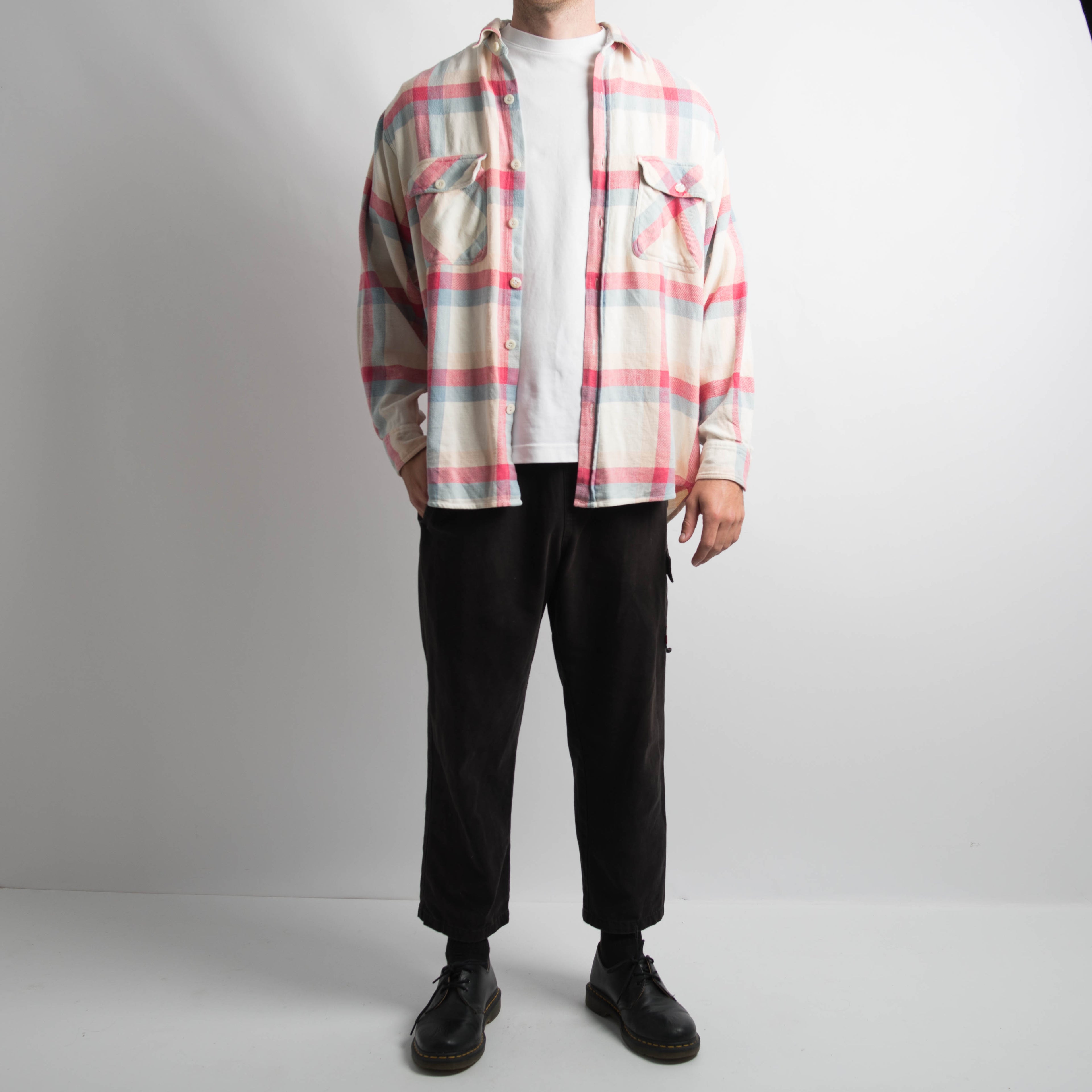 CHECK COTTON FLANNEL SHIRT
