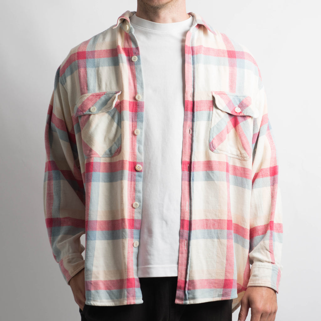 CHECK COTTON FLANNEL SHIRT
