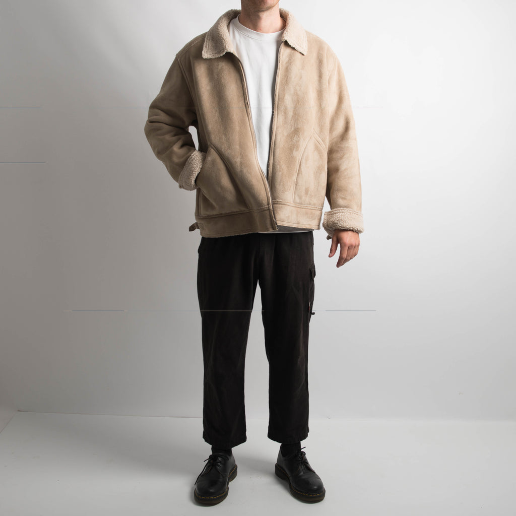 SHERPA LINED AVIATOR JACKET