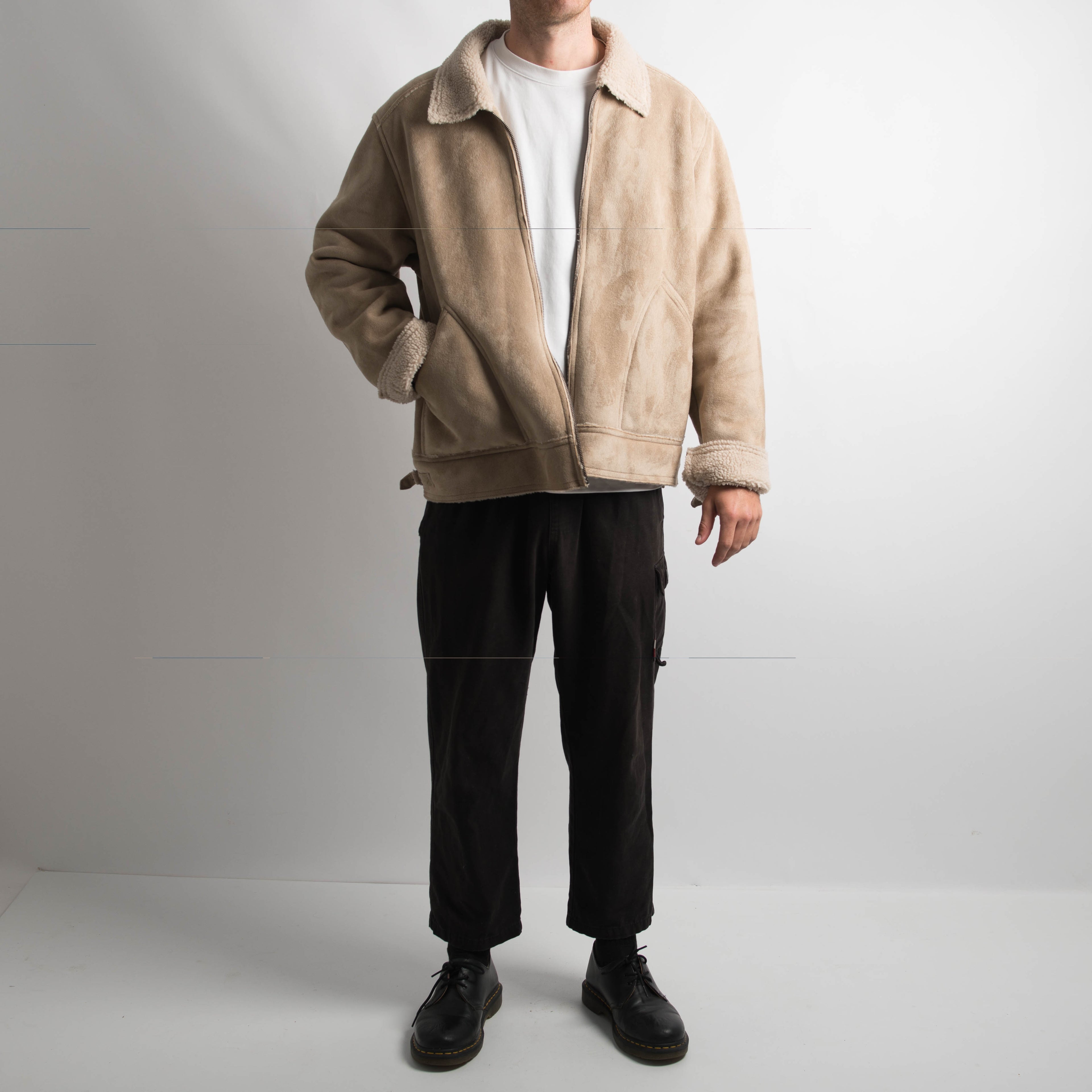 SHERPA LINED AVIATOR JACKET