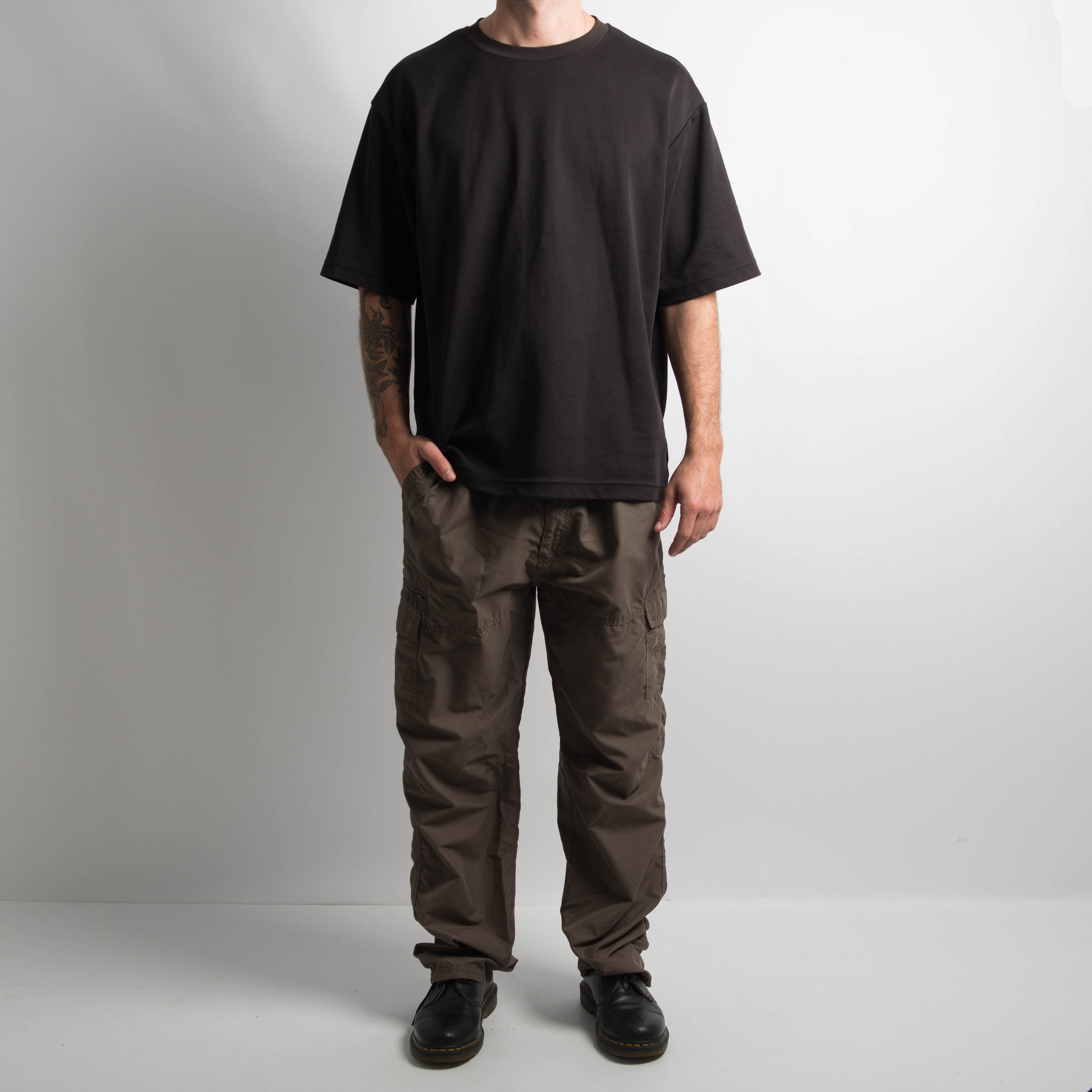 BROWN LIGHTWEIGHT CARGO PANTS