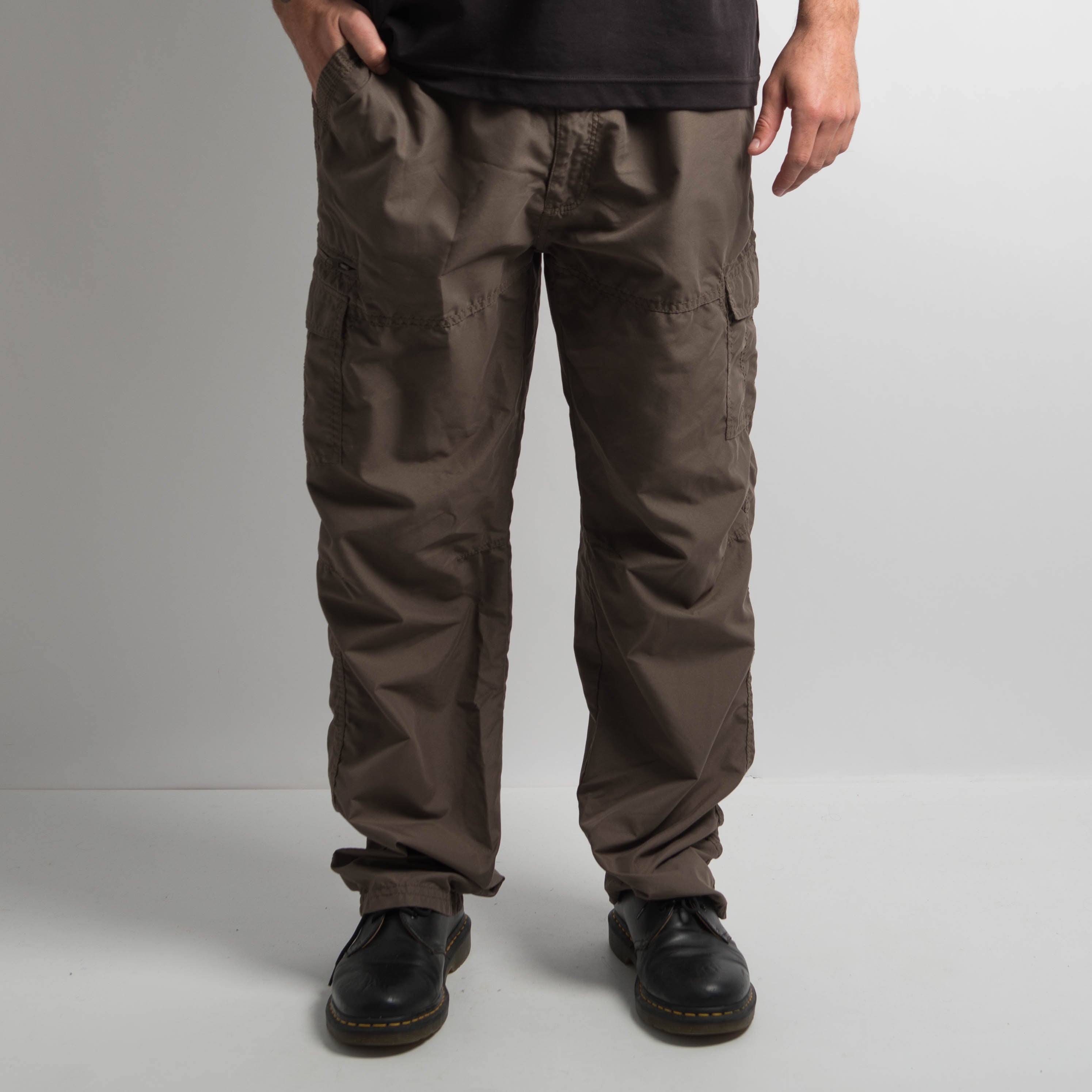 BROWN LIGHTWEIGHT CARGO PANTS