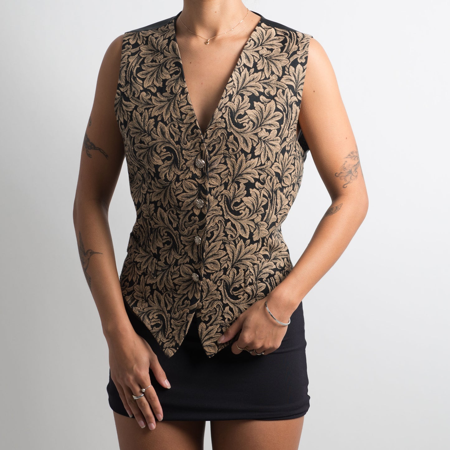 PATTERNED WAISTCOAT VEST