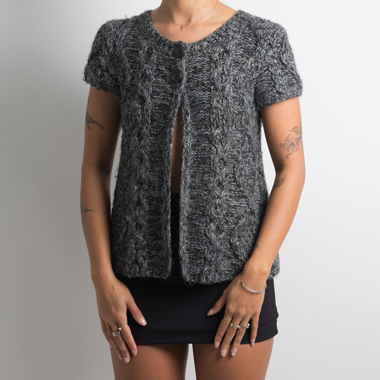 GREY MARLE KNIT