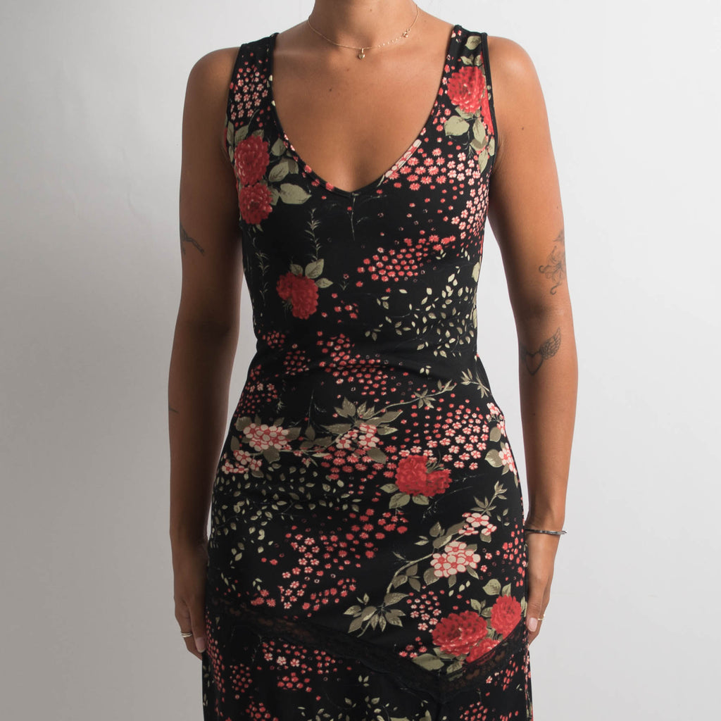 FLORAL MIDI DRESS