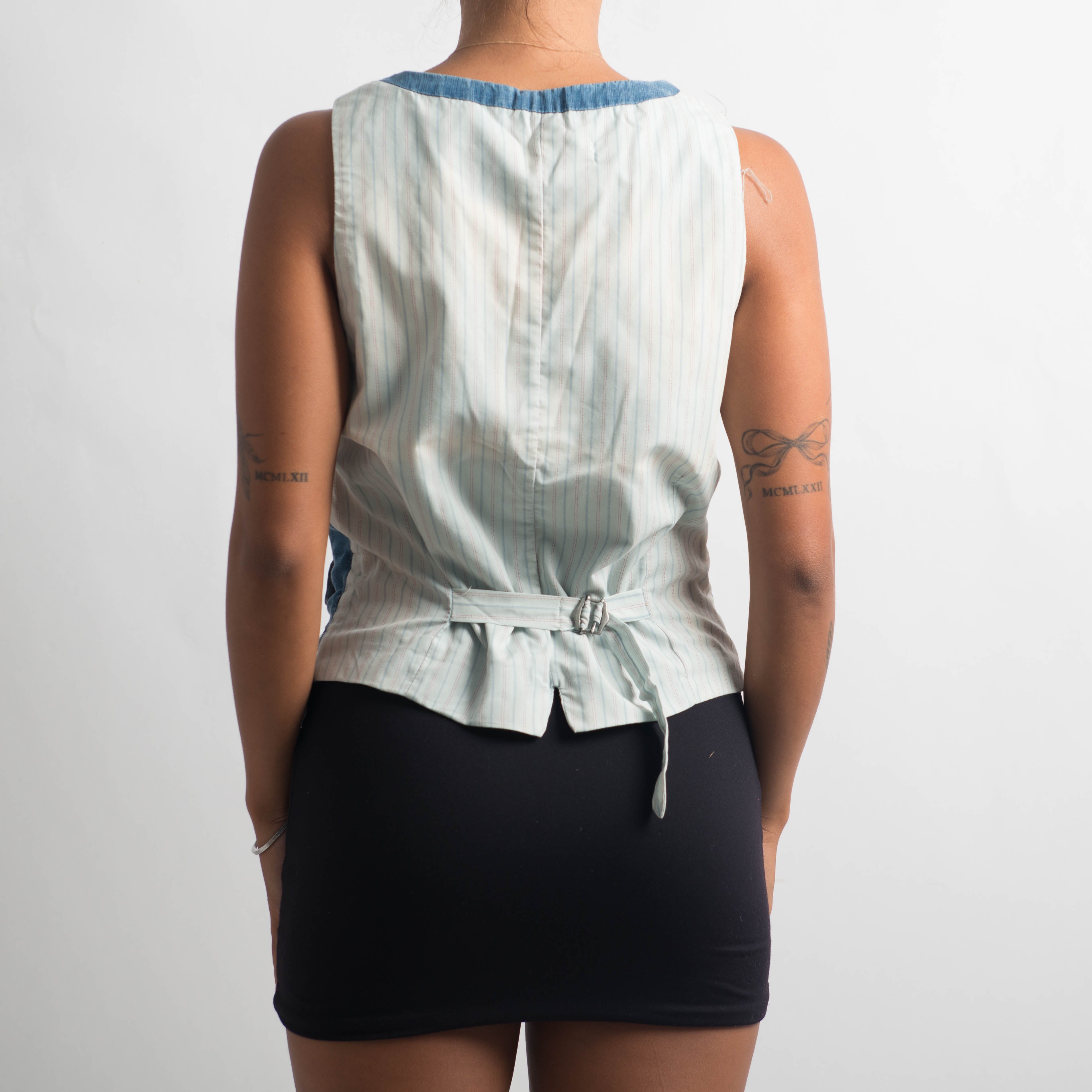 SOFT DENIM WAISTCOAT VEST