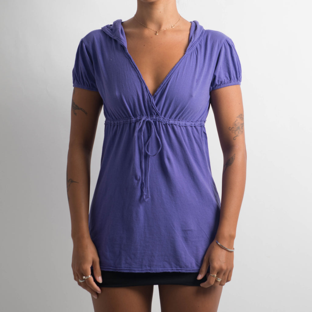 PURPLE BABYDOLL TOP
