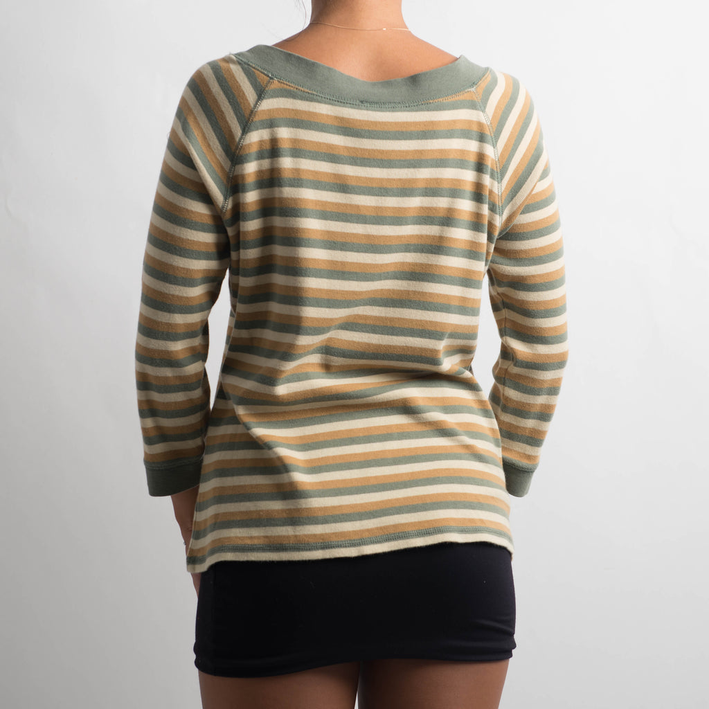 STRIPE 3/4 SLEEVE TOP