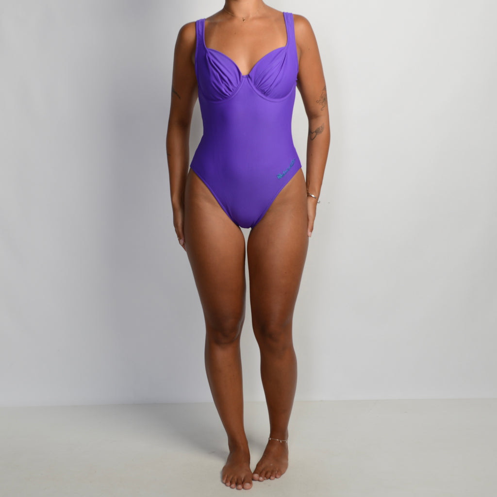 PURPLE ONE PIECE SWIMSUIT