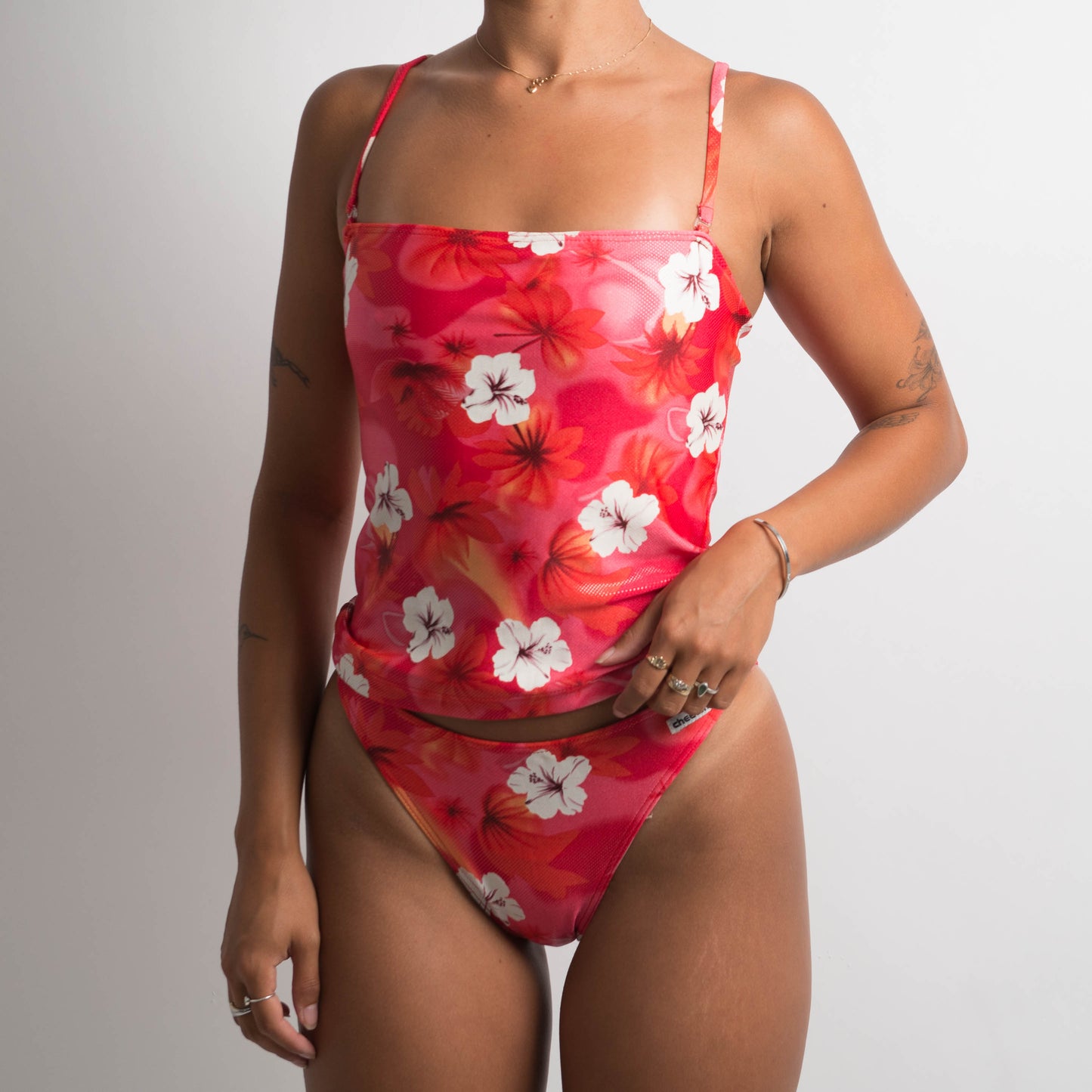 HIBISCUS TANKINI SWIM SET