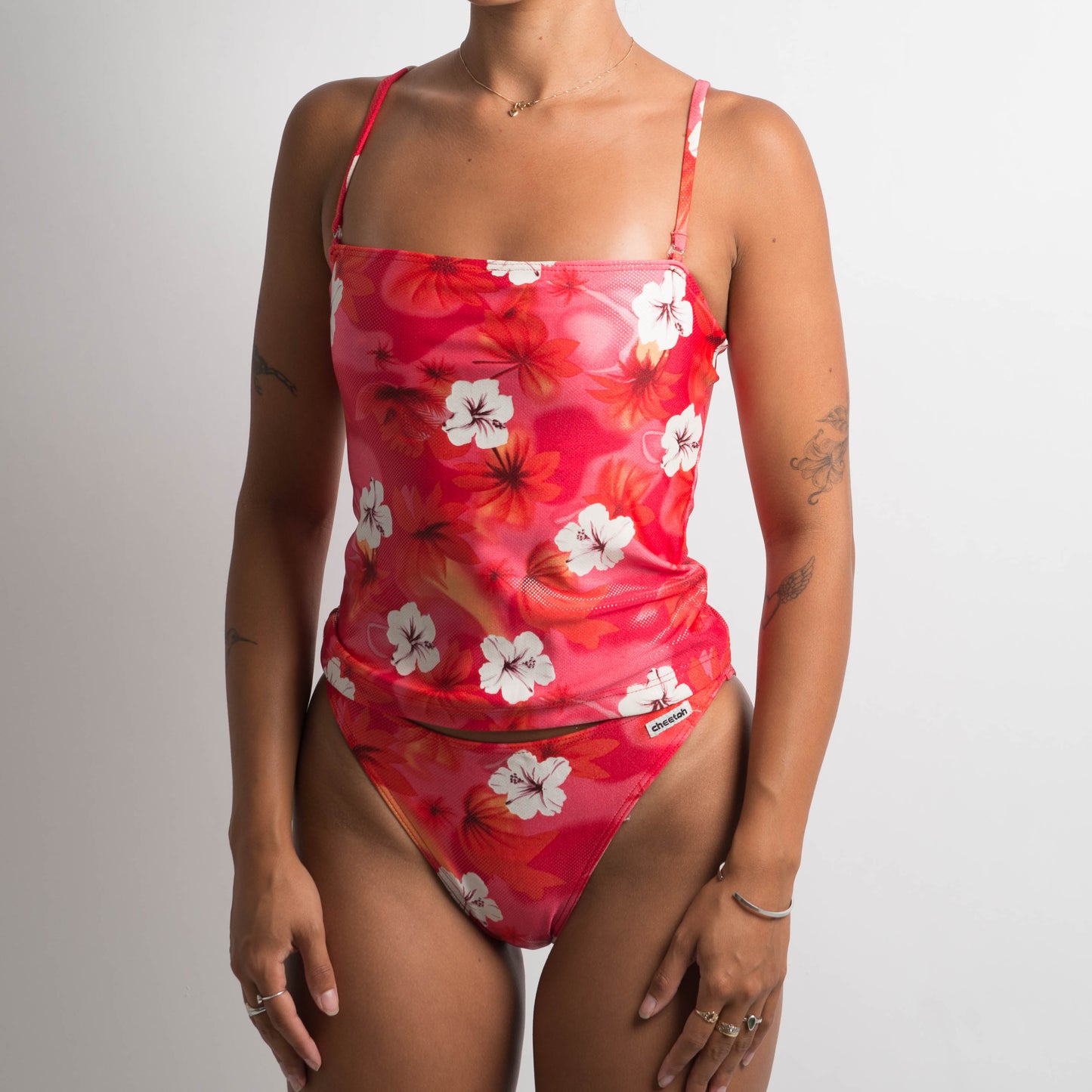 HIBISCUS TANKINI SWIM SET