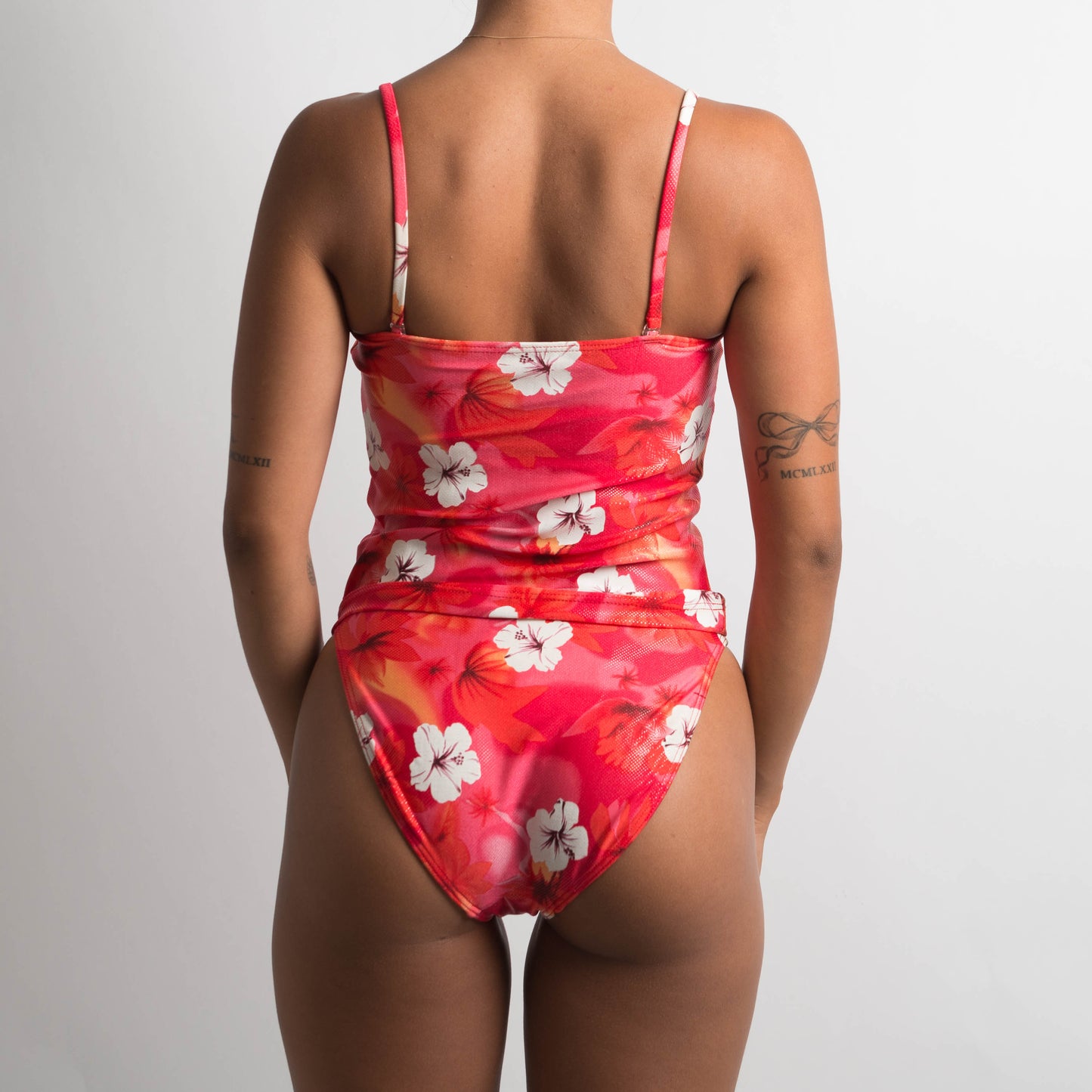 HIBISCUS TANKINI SWIM SET