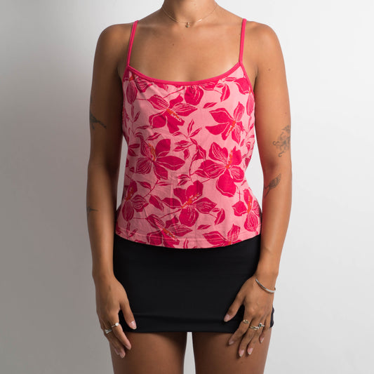 PINK FLORAL CAMISOLE