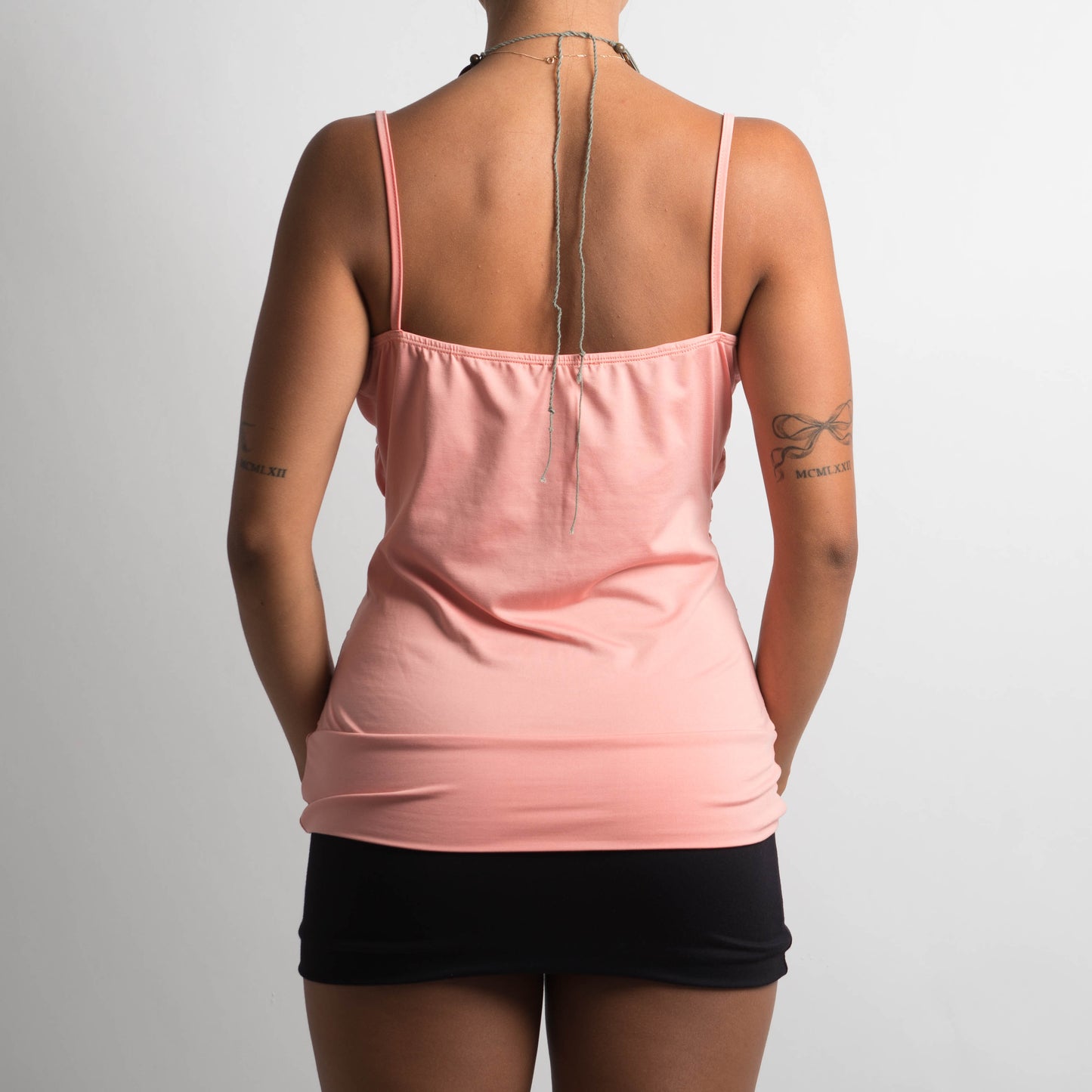 PINK RUCHED CAMISOLE