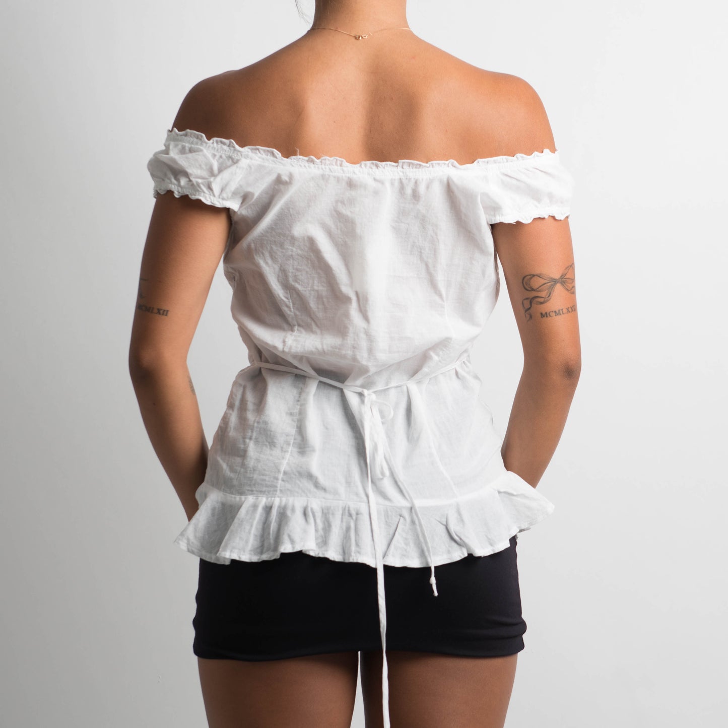 WHITE PRAIRIE COTTON TOP