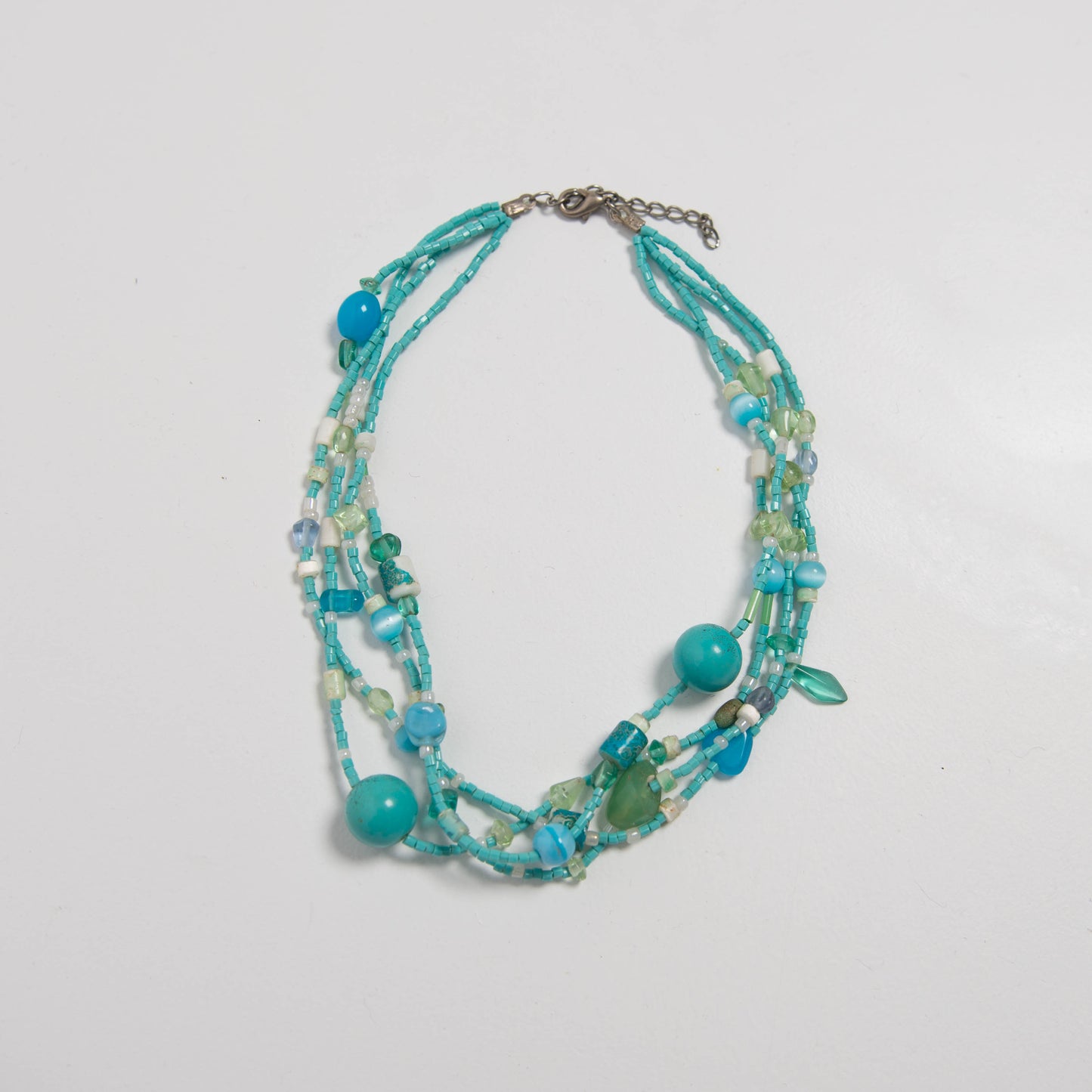 BLUE LAYERED NECKLACE