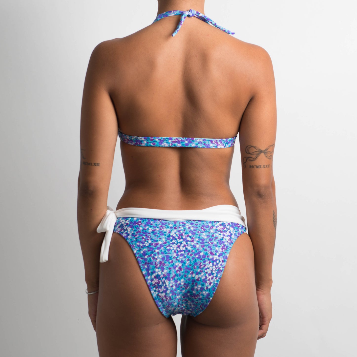 PURPLE FLORAL BRAZILIAN BIKINI